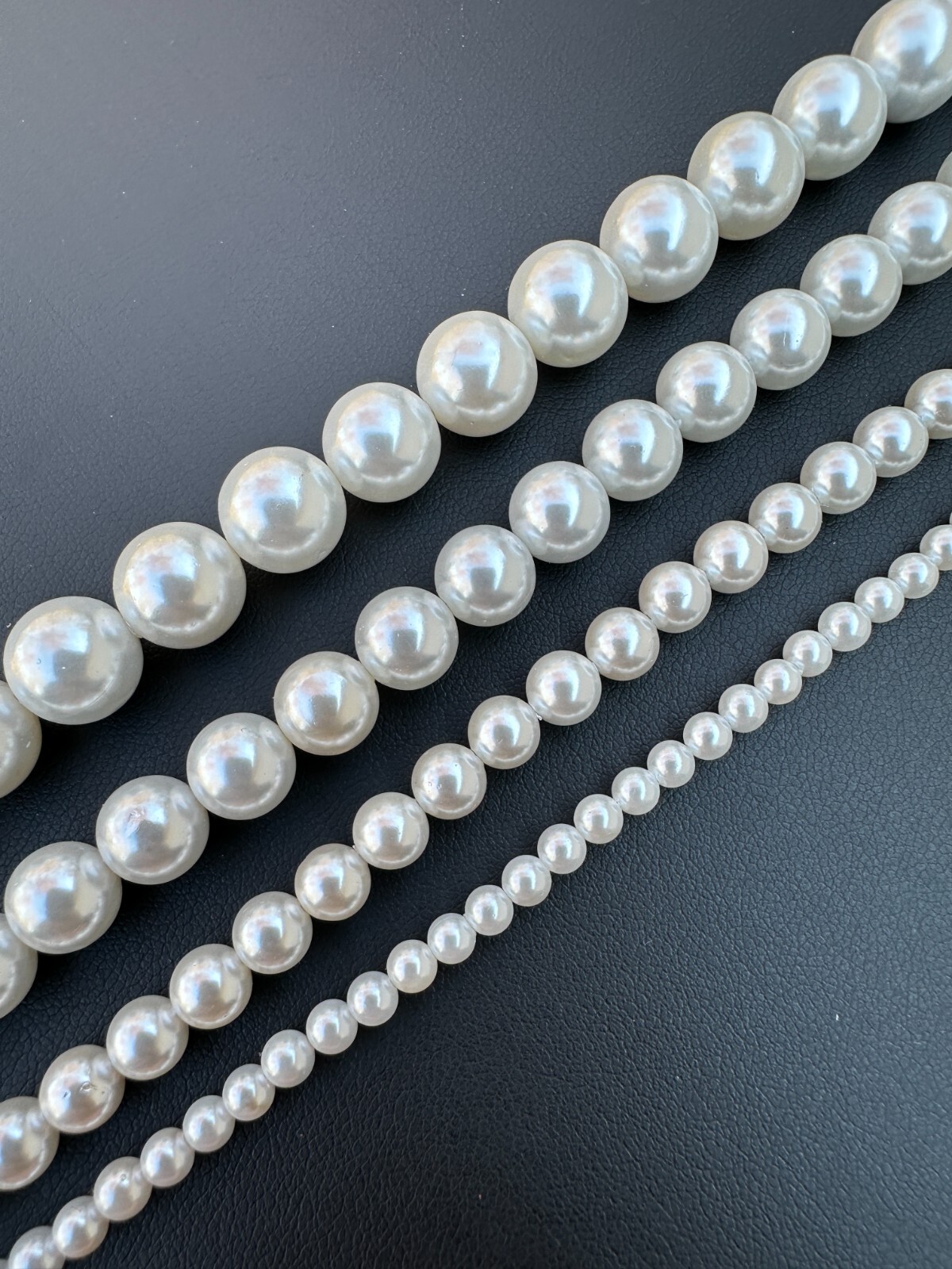 Cultured Pearl Bracelet W. Real 925 Silver Clasp For Men Women 4-10mm All Length