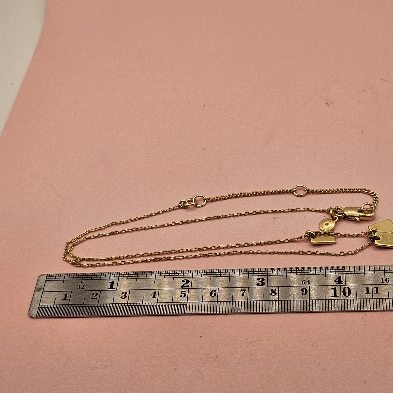 Goldtone Designer Necklace Lot 2 Madewell 1 Long Loft Rhinestone