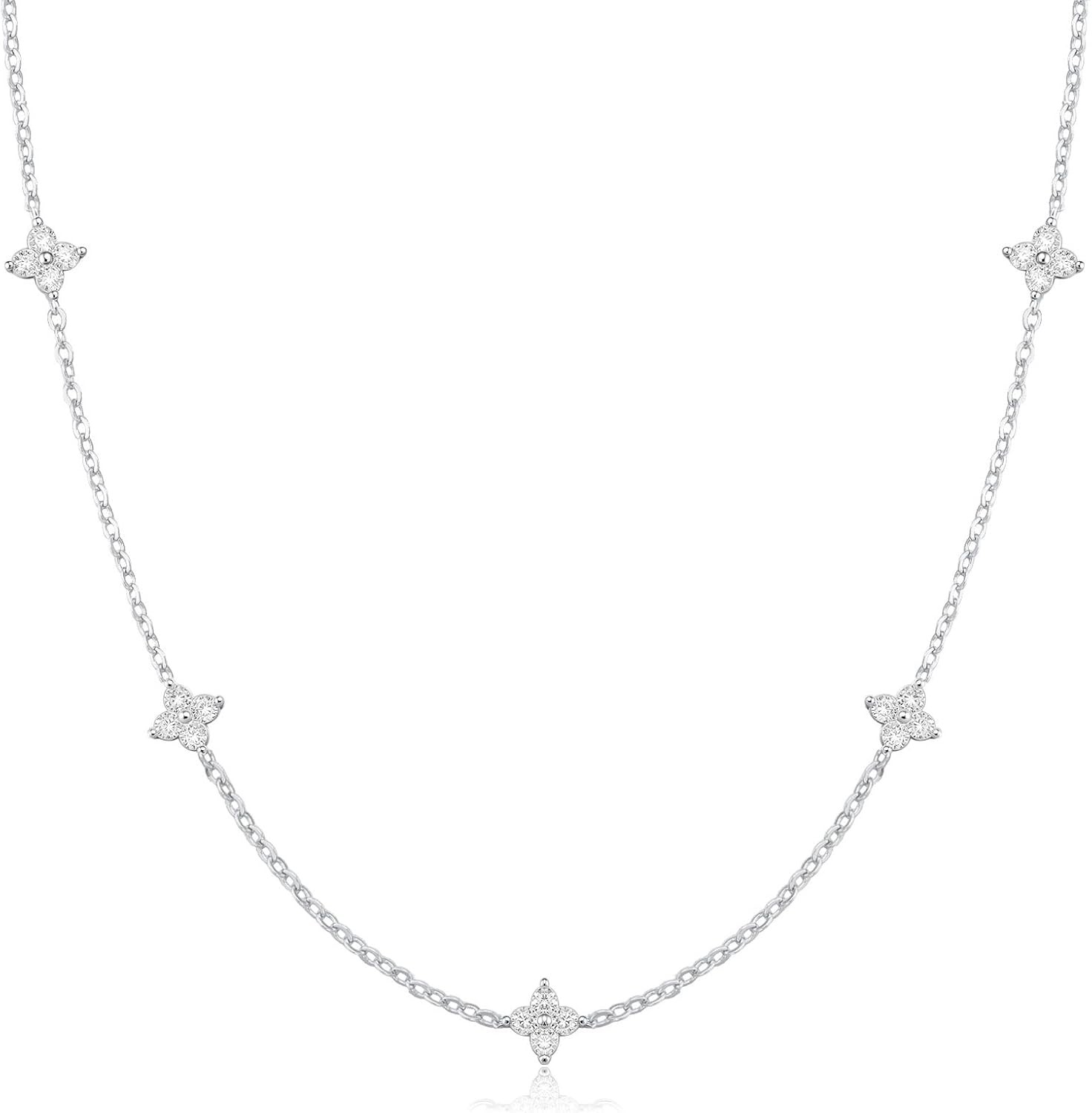 Christmas Stocking Stuffer Dainty Necklace for Women CZ Choker Gift Jewelry