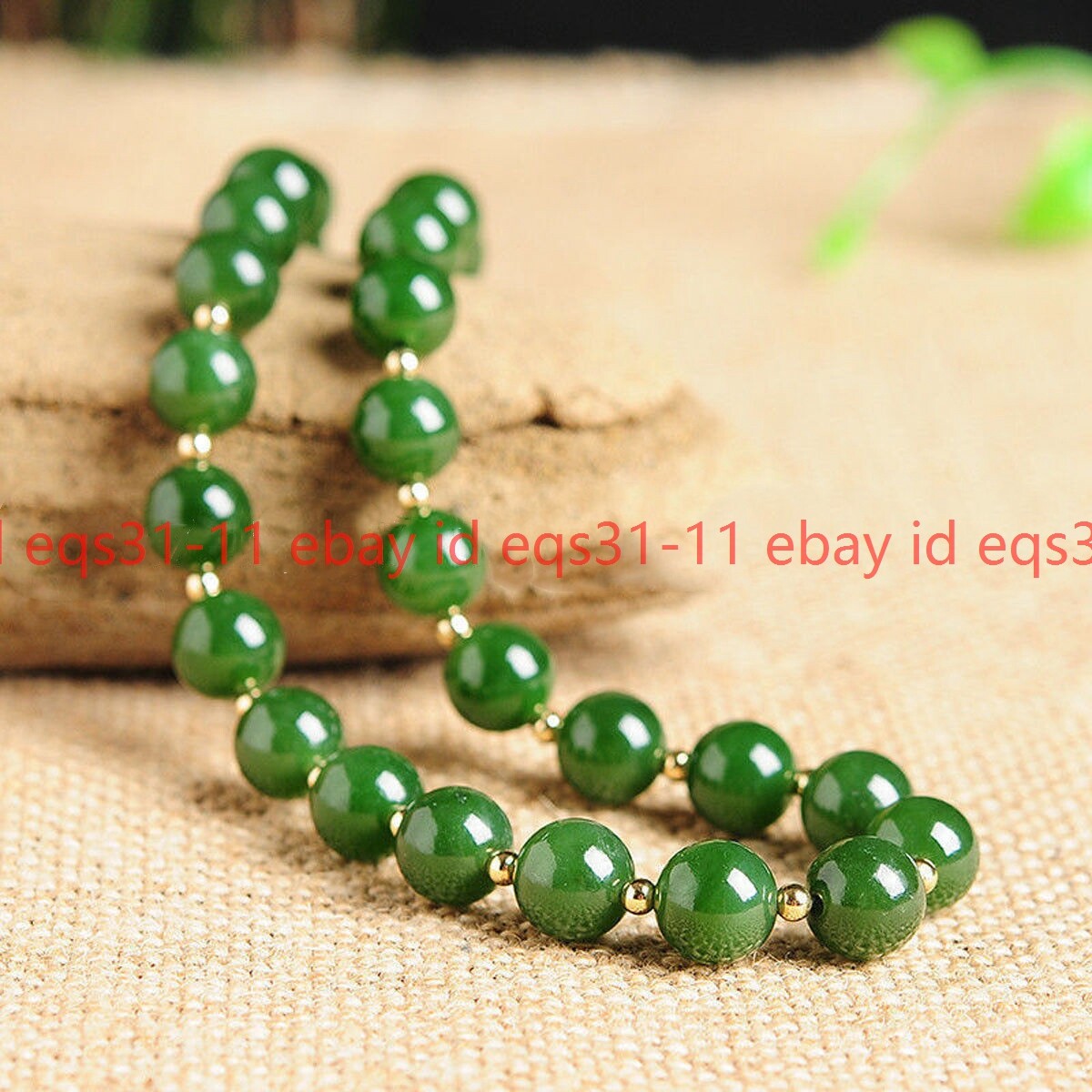 Beautiful Natural 8mm Green Jade Round Gemstone Beads Necklaces 16-36inches AAA