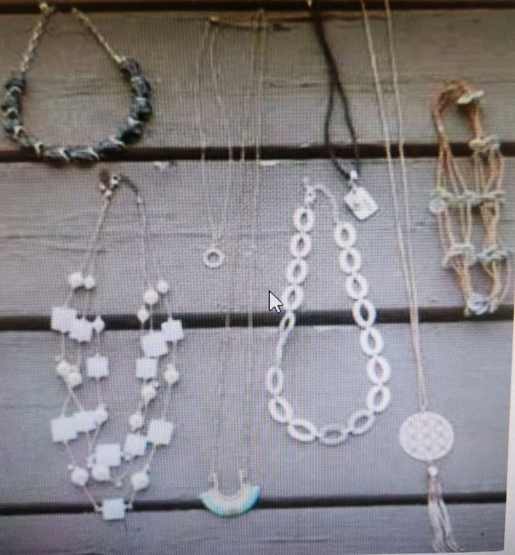 Bracelet Earring Necklace Closeout 5# Lot Beaded Chain Artisan/Store Stone Glass