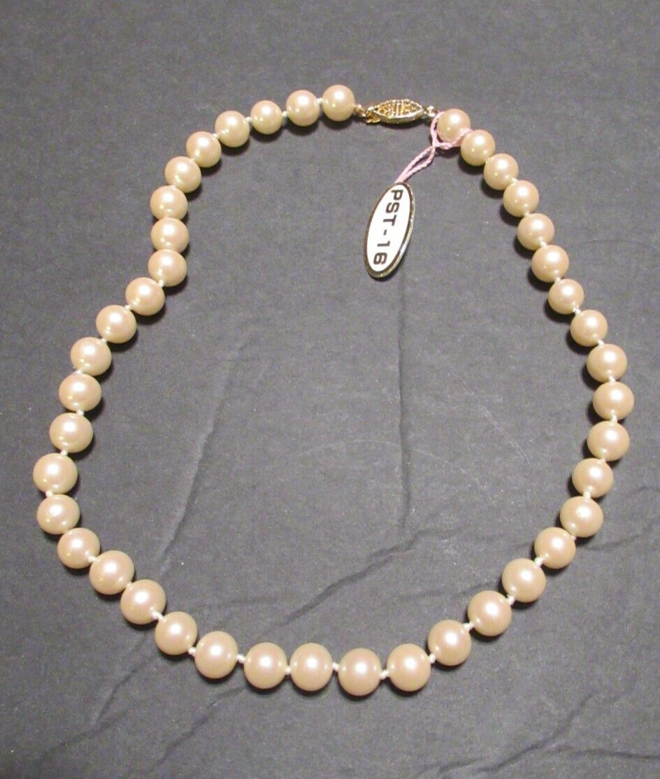 Vintage Maui Pearl Strand Necklace 16″ Child or Adult Choker New Old Stock