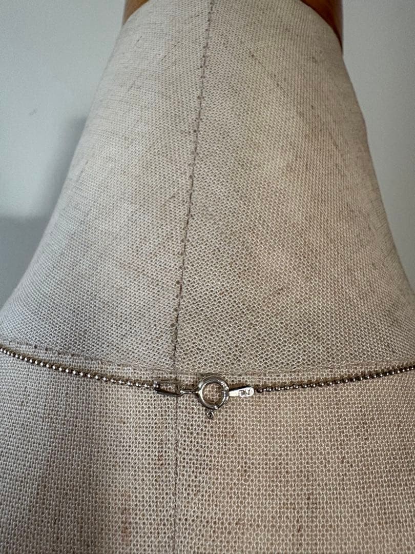 Vintage Silver 925 ITALY Ball Necklace