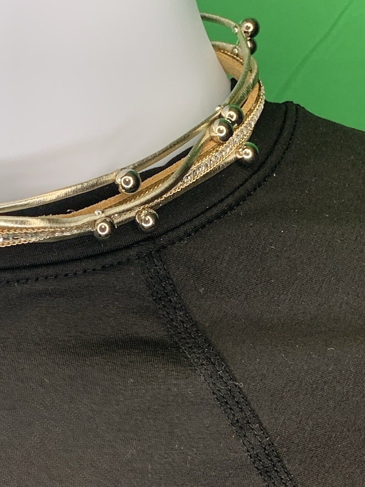 FASHION NECKLACE Multi Stranded Necklace 14 inch with Magnetic Clasp