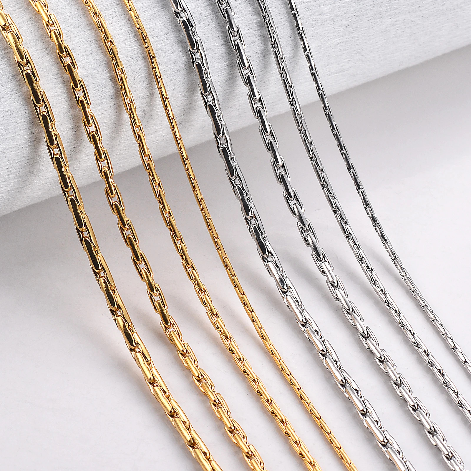 Stainless Steel Necklace Chain 1.2-2.5mm Unisex US