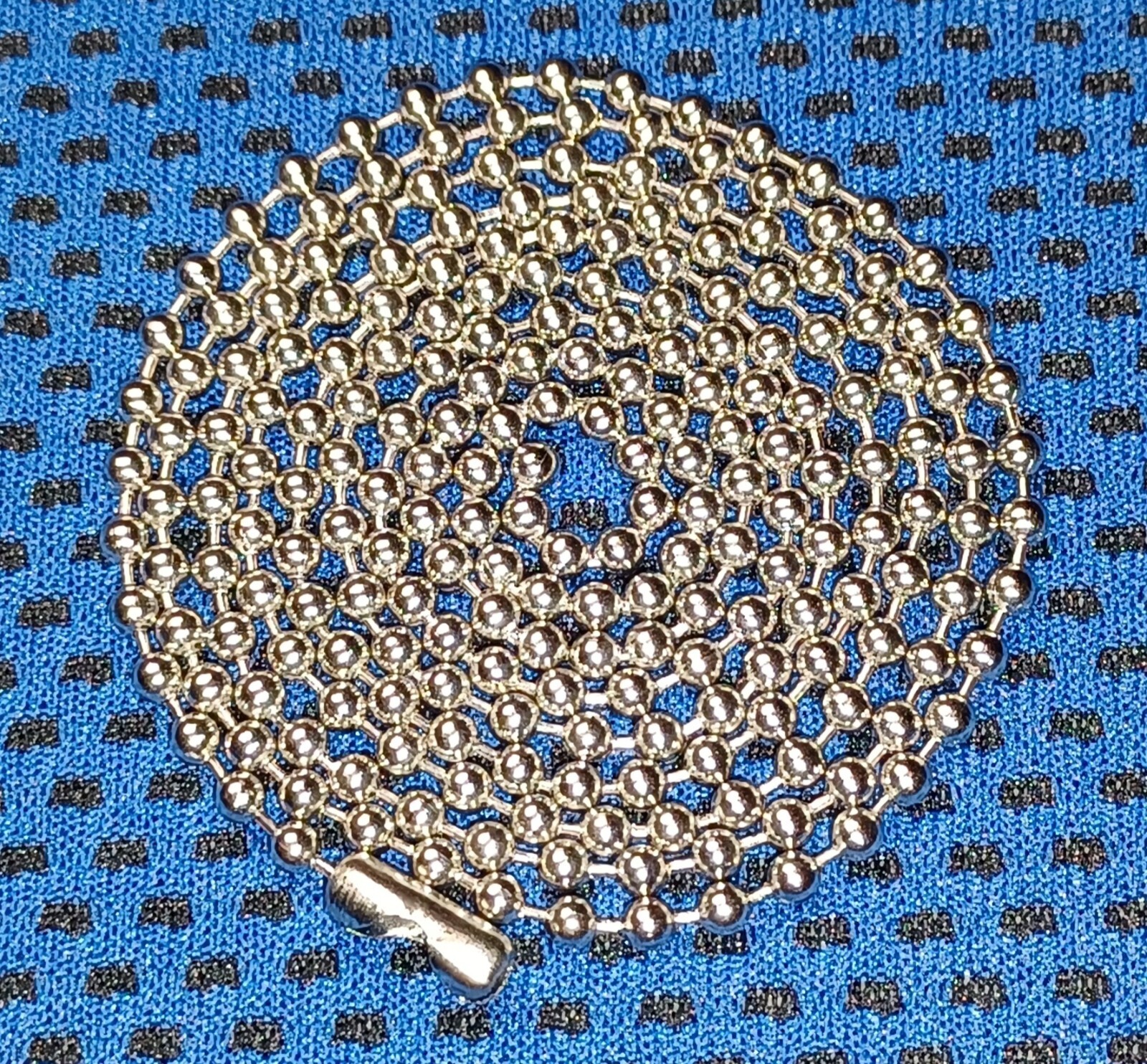 (2) 30″ Military Spec 2.4mm Ball Bead Stainless Steel Marine Army Dog Tag Chains