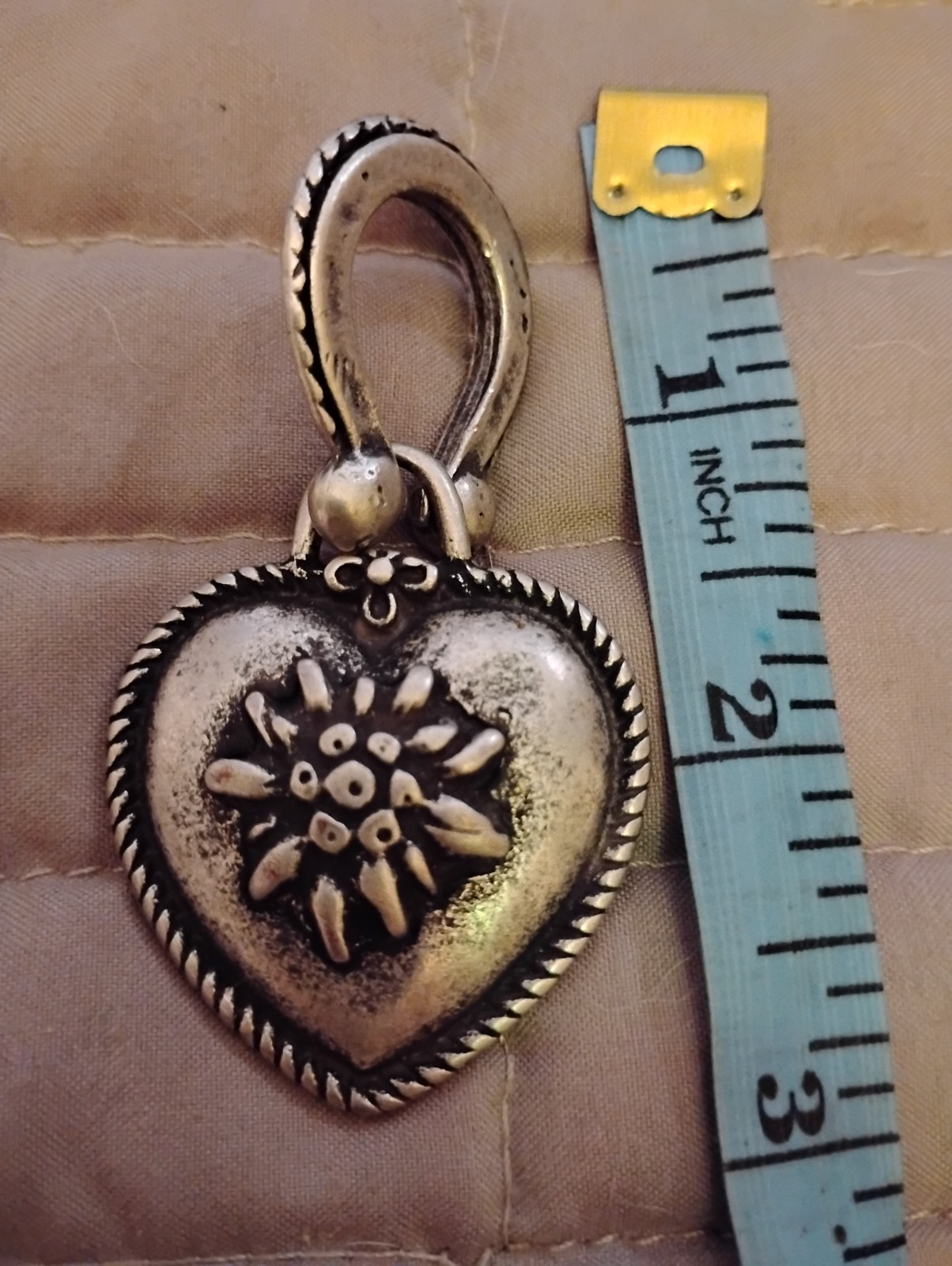Fashion Jewelry, Germany, Edelweiss Scarf Holder unique