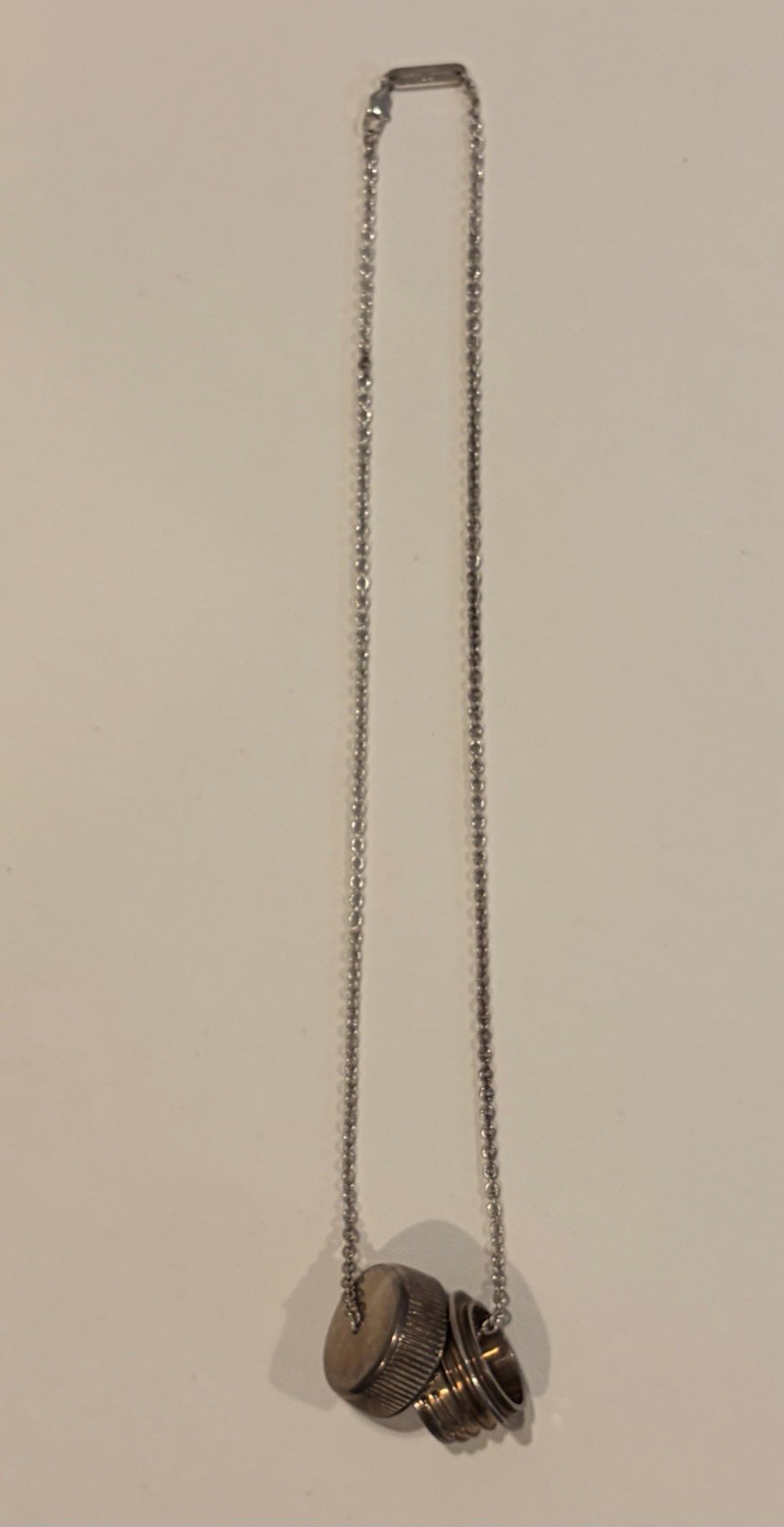 Maison Margiela Line 11 Unisex Silver Chain Bottle Cap Replica Pendant Necklace