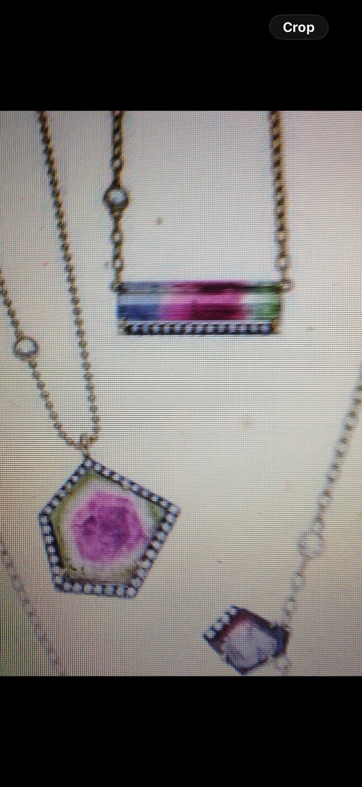 Jemma Wynne 18kt Solid gold Bi Color Tourmaline Necklace Ylang23