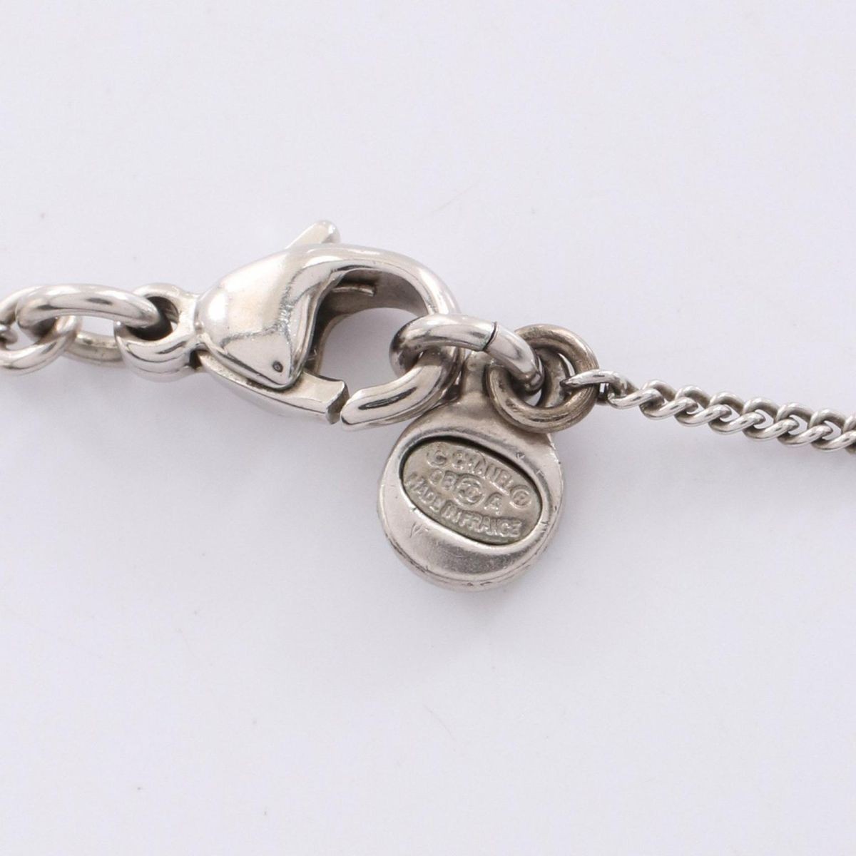CHANEL Clover Coco Mark Necklace Pendant Color Unaffected One Size Used