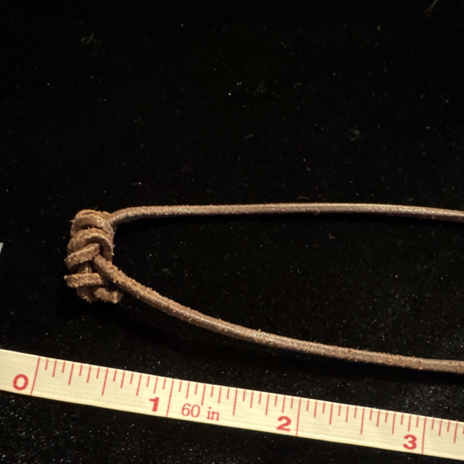 Vtg Multicolor Wood, Metal & Carved Bead Cord Necklace with Asian Charm Pendant