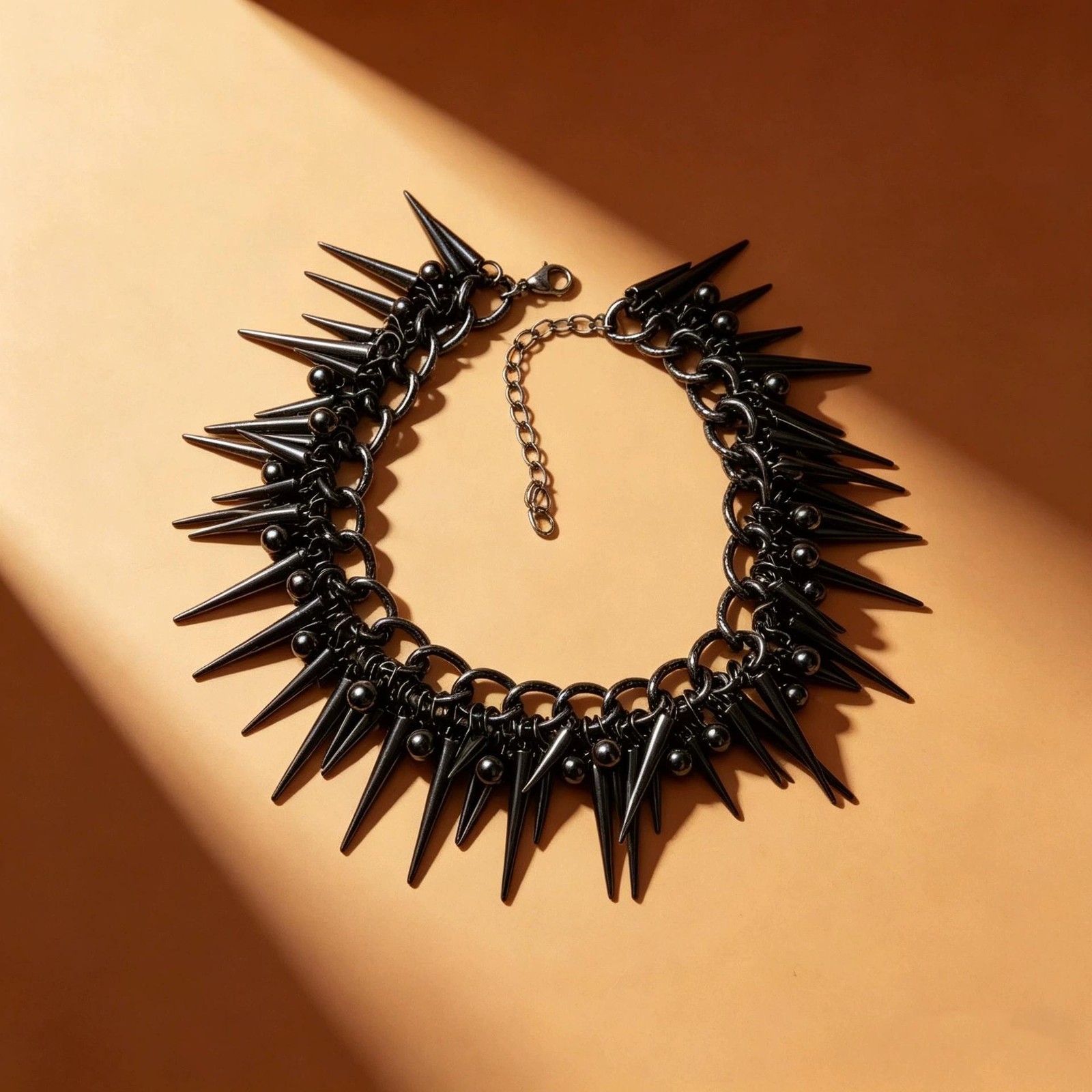 Women’s Thorn Skeleton Alloy Necklace Gothic Punk Hip Hop Pendant Jewelry Gift