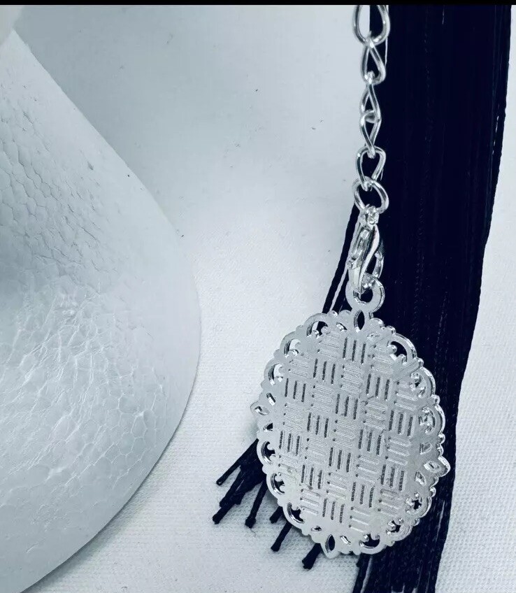 Graduation Cap Tassel Photo Charm Decoration Oval Silver Tone New Gift *1 Charm*