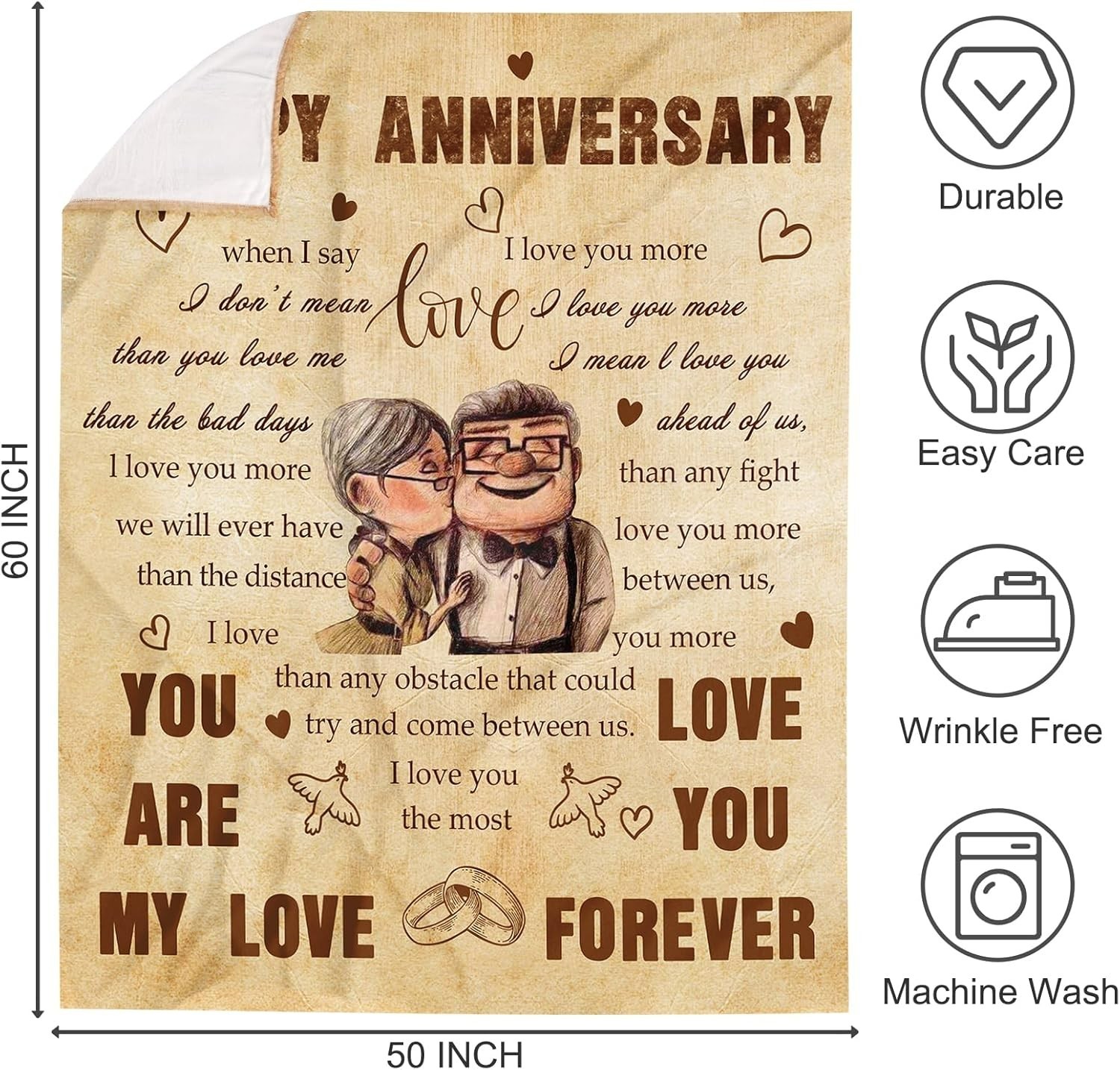 To My Wonderful Wife Valentine Gifts For Her Birthday Anniversary Present Love