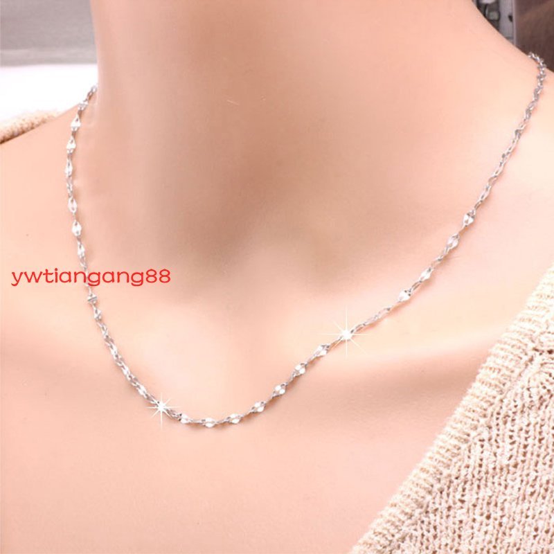 18″-36″ Womens Girls 316L Stainless Steel Link Necklace Chain Never Tarnish