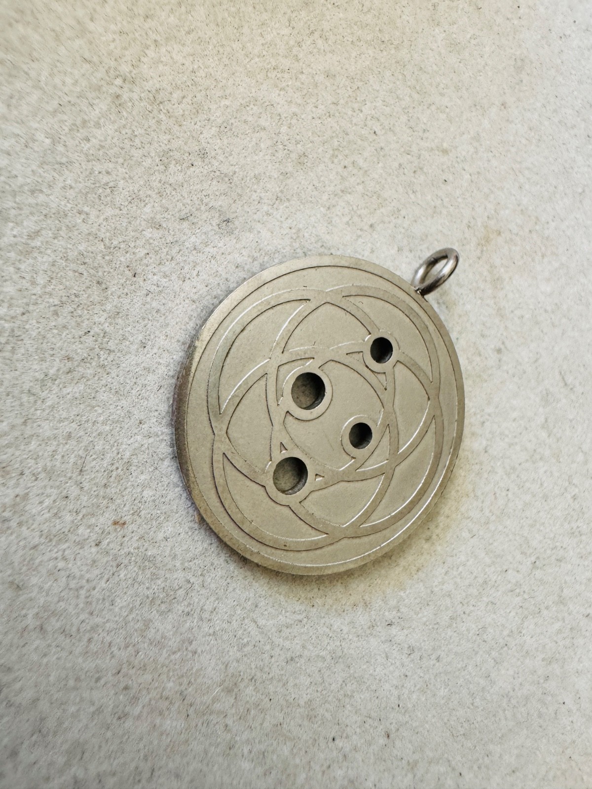 Stainless HARMONI Personal EMF Necklace Pendant 1” Large (25mm)