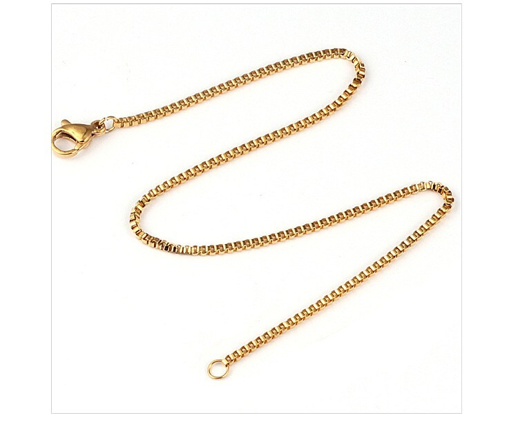 18K Gold Filled Tarnish-Resist Italian Box Chain Necklace 16″-32 inch *1.2mm/2mm