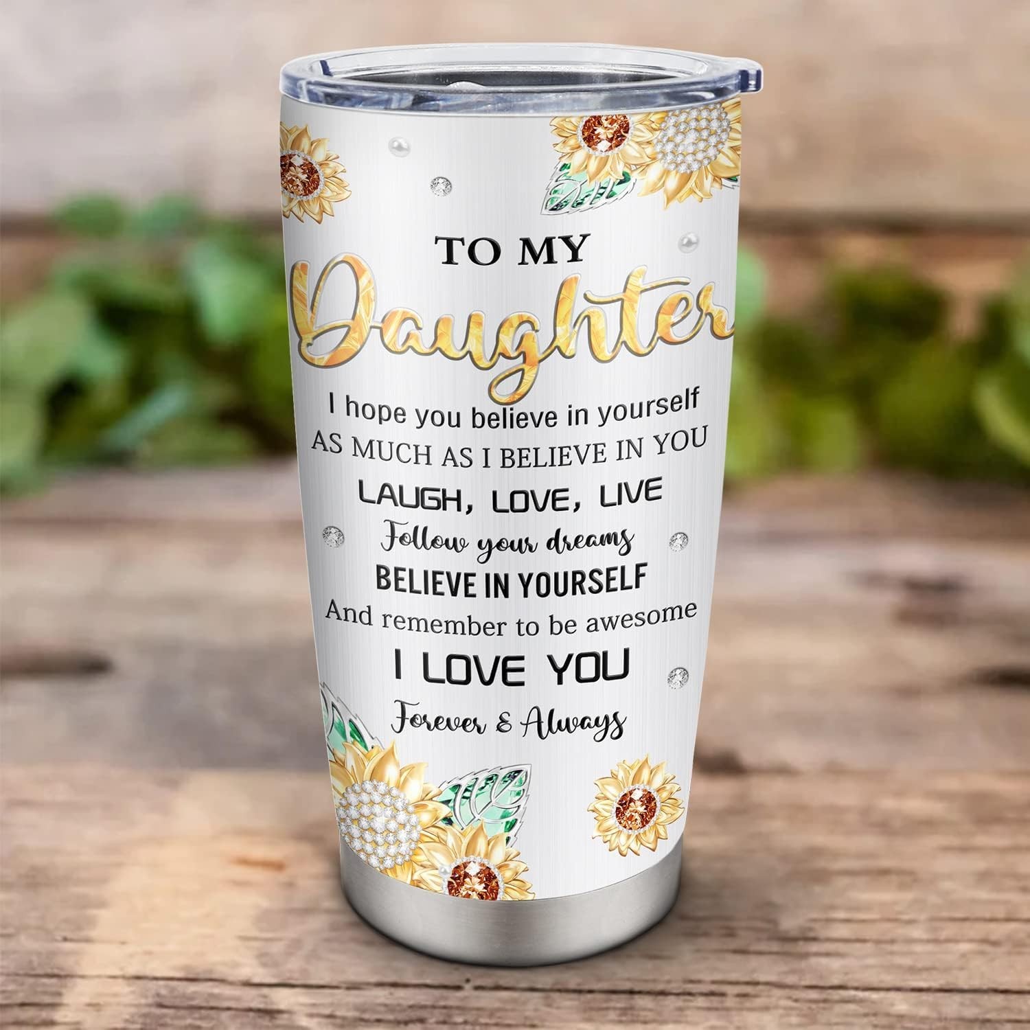 Elegant 20oz Insulated Tumbler – Perfect Gift for Daughters on Any Occasion