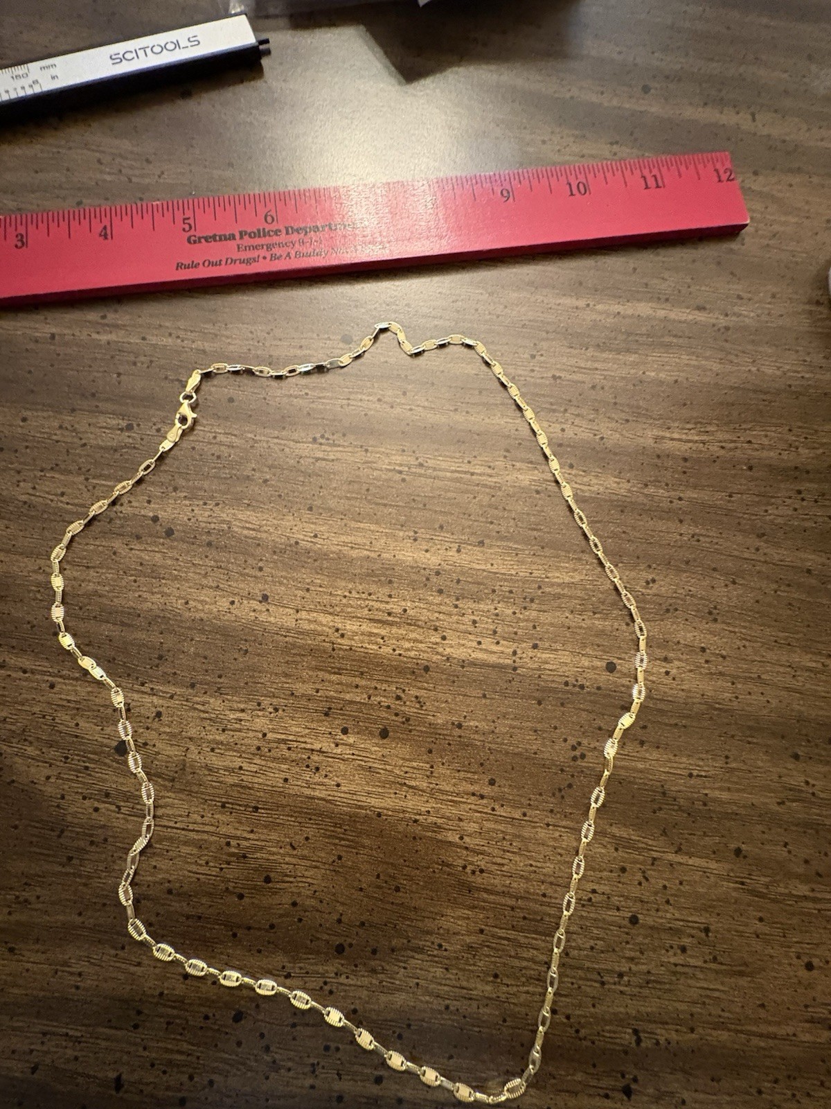 Gold Over 925 Sterling 24 inch Twisted Valentino, 1.9mm, 5.3 grams