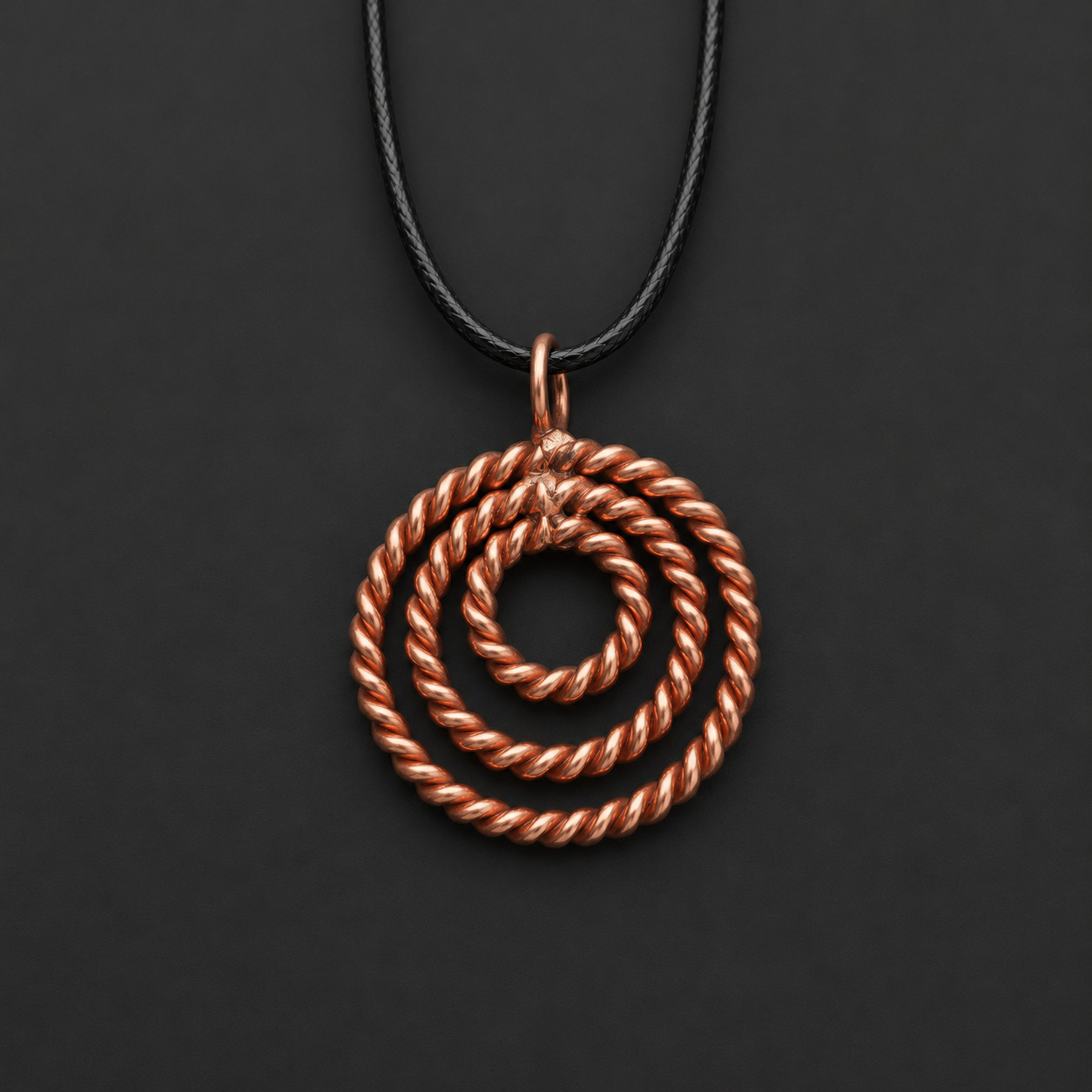 Tensor Pendant – Sacred Geometry Design (144 / 177 / 188 MHz), tensor ring
