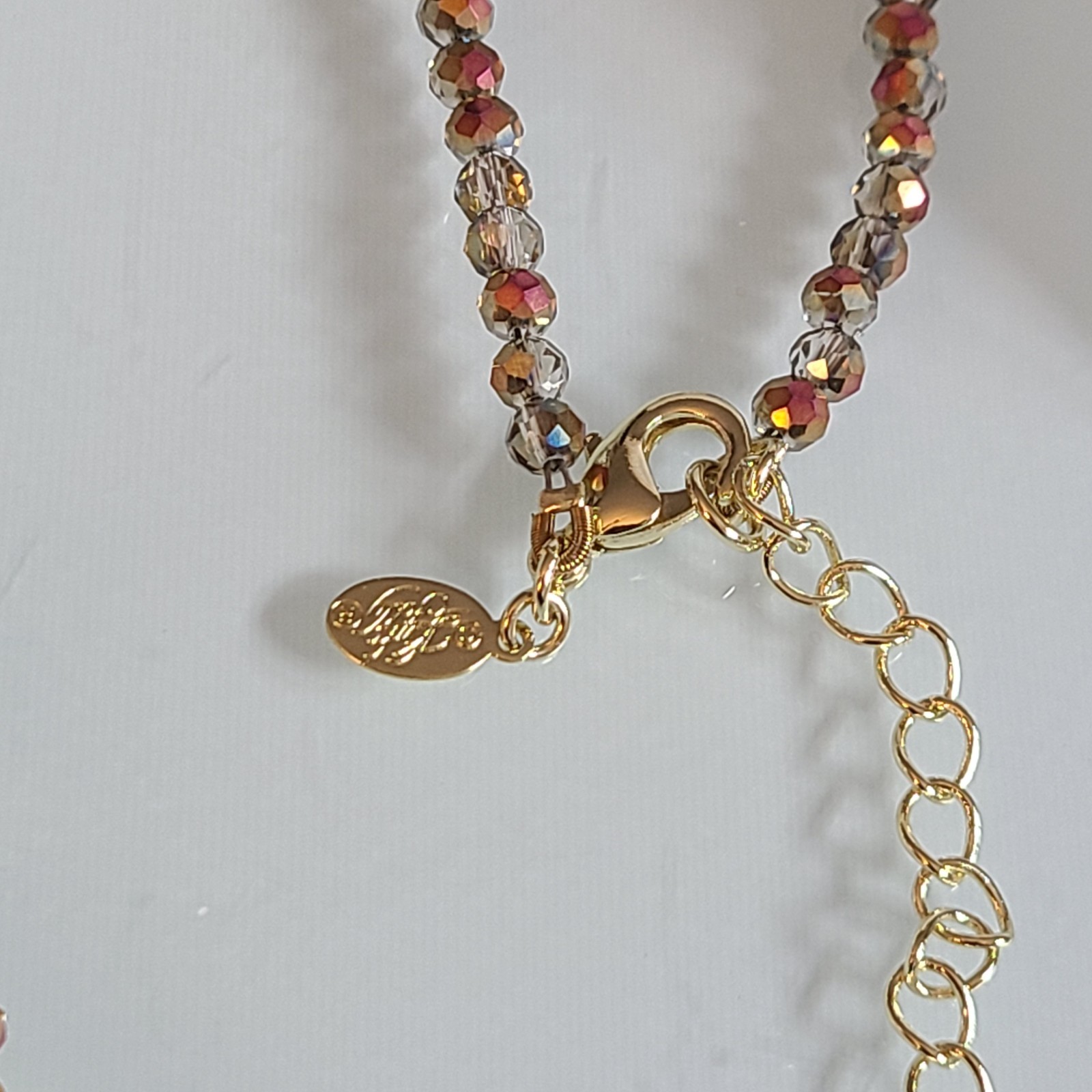 Belle Of The Ball Beaded Mystic Goddess Moon Shadow Strawberry Mag Necklace GT