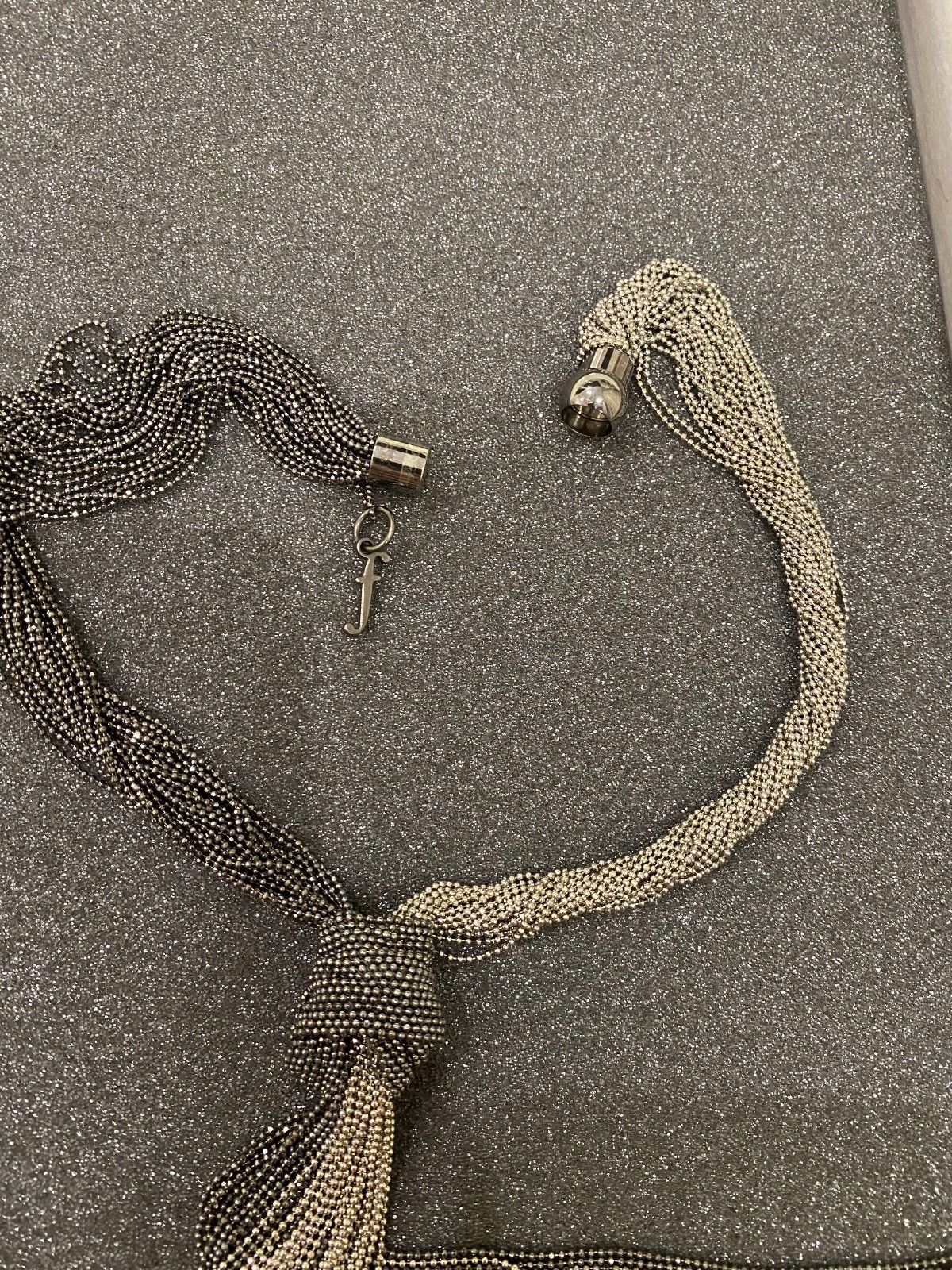 Fabiana Filippi Monili Chain Tassel Necklace