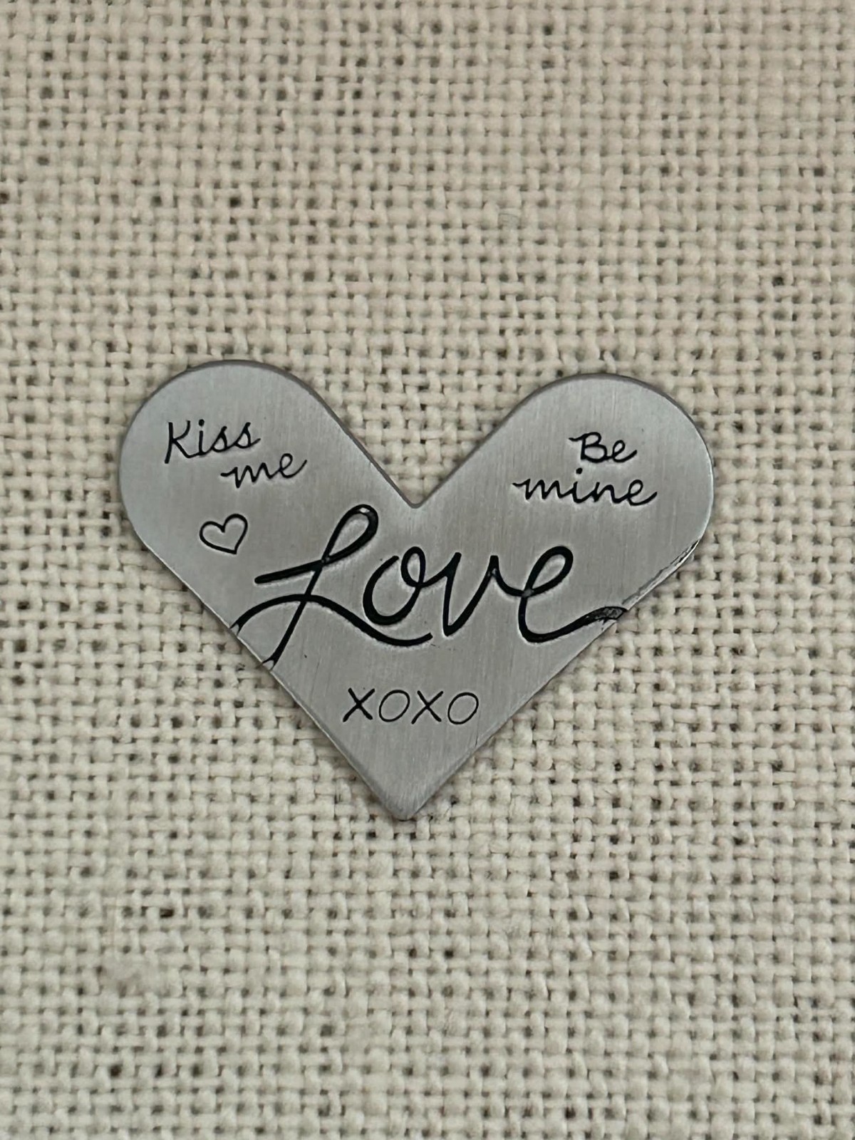Origami Owl “Your Choice” of Small Medium & Large Metal Heart Plates “New”