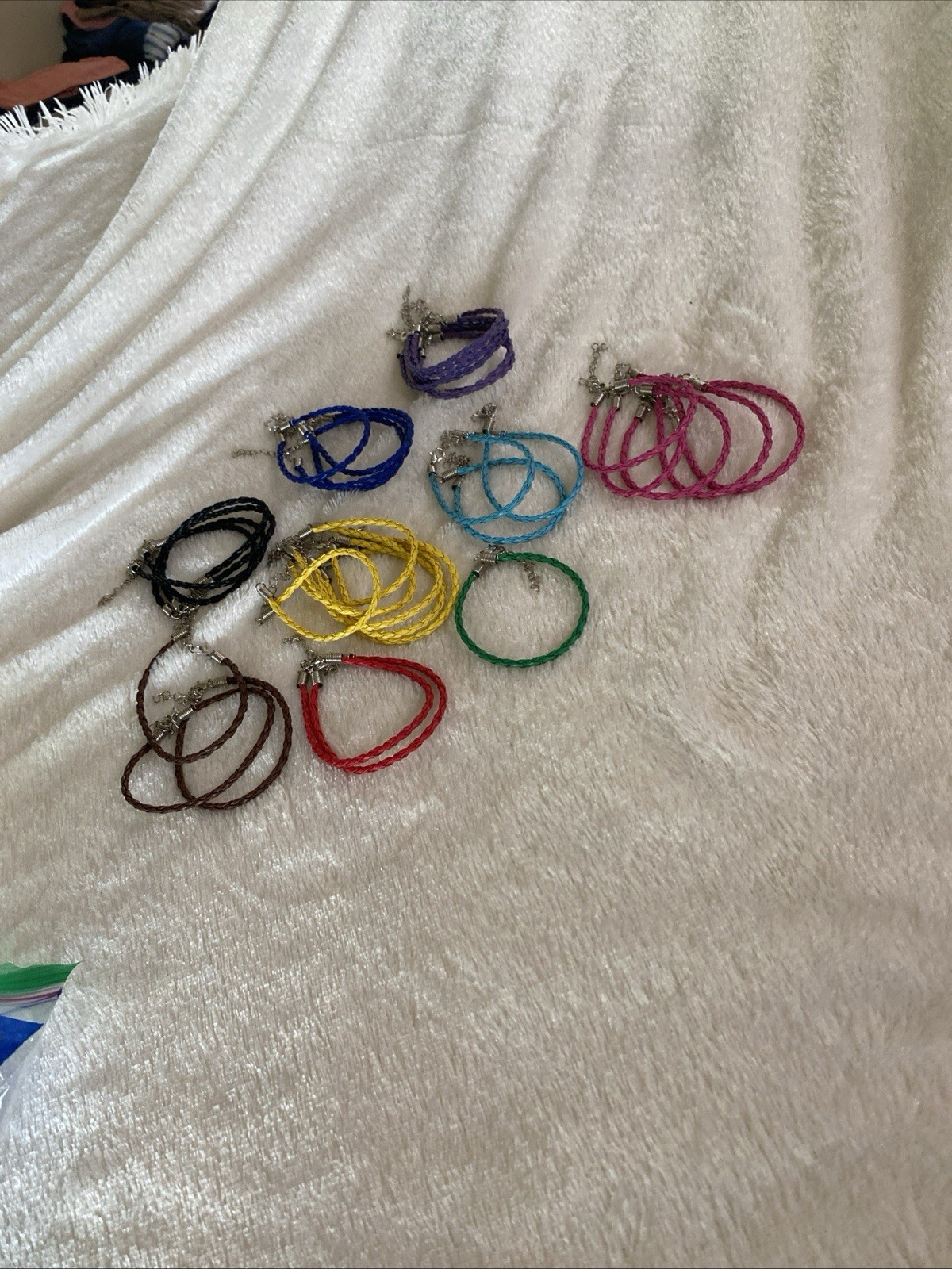 Bracelet Lot 34 Adjustable & Variety of Colors And Stackable Style