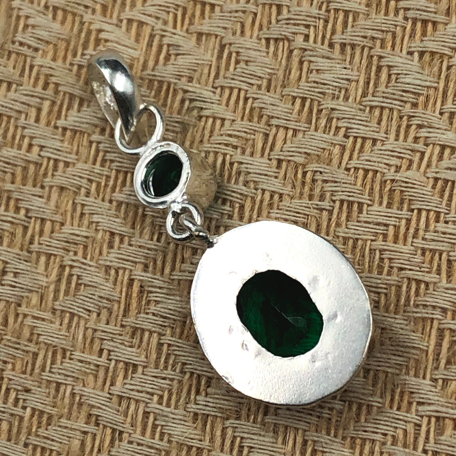 Chrome Diopside Gemstone Pendant 925 Silver Handmade Elegant Jewelry 1.7″For Her