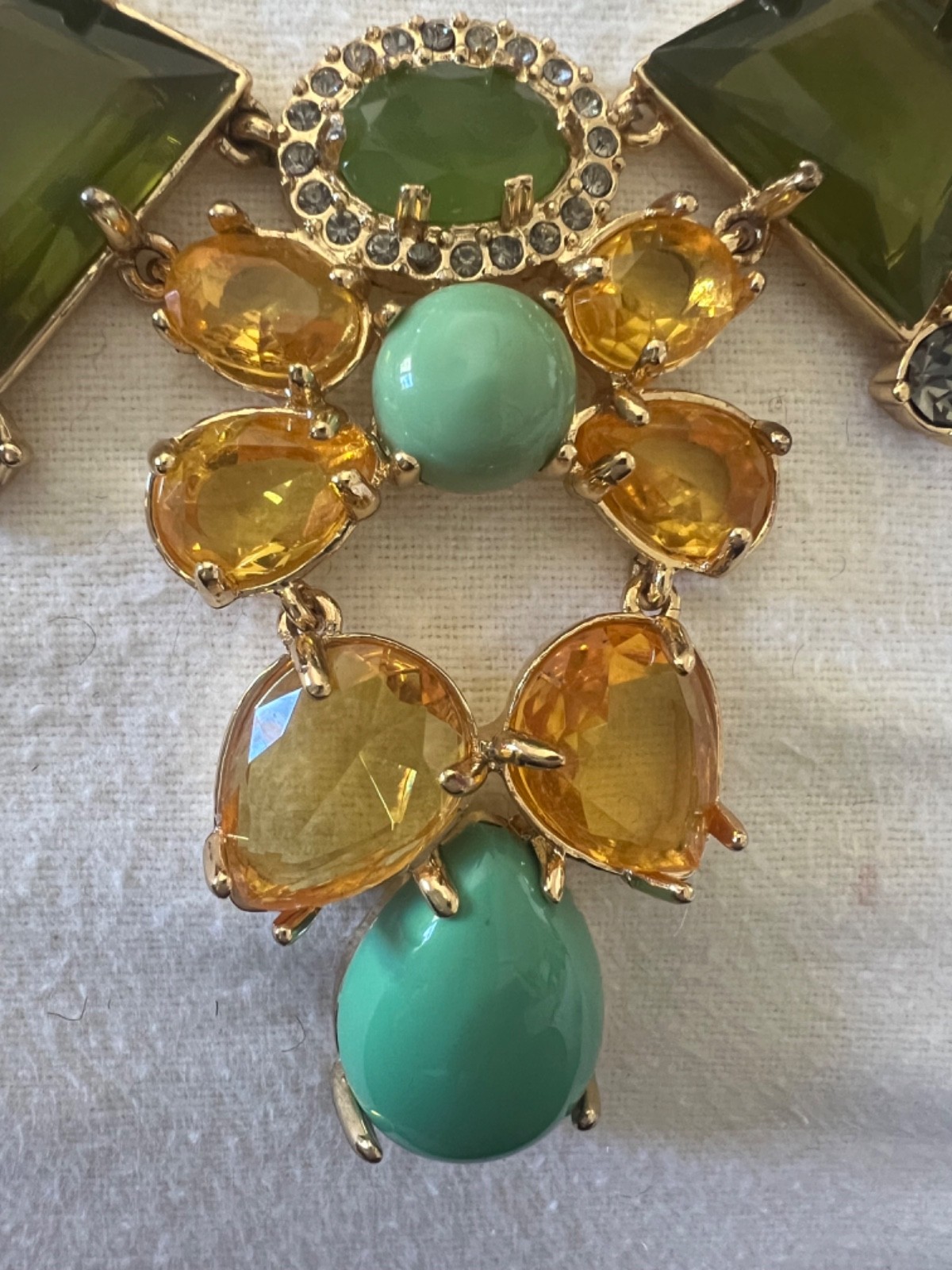 j crew rhinestone statement necklace