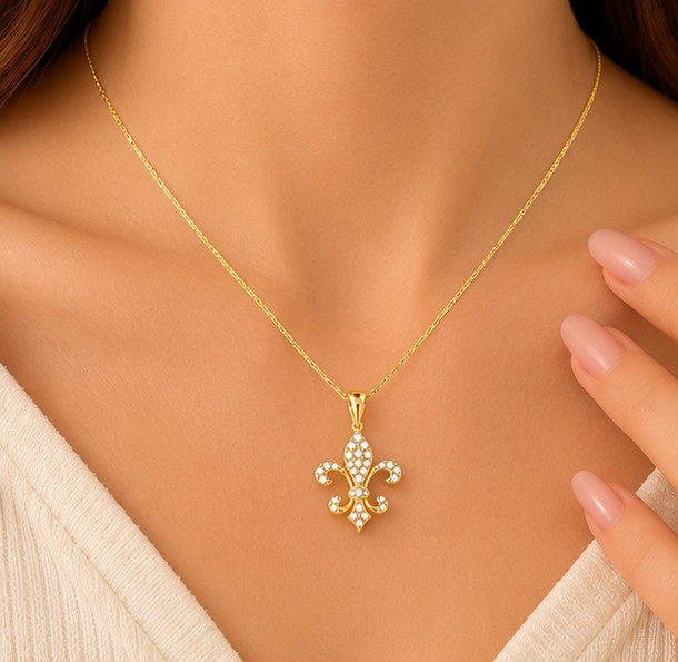 1.50ct Round Cut Simulated Diamond Women Stunning Pendant 14k Yellow Gold Plated