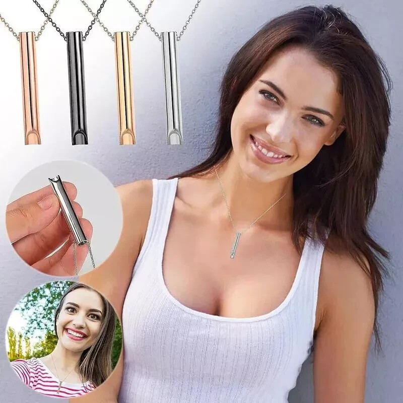 Breathing Necklace for Anxiety Relief Relieve Your Mental Fatigue Quit Smoking