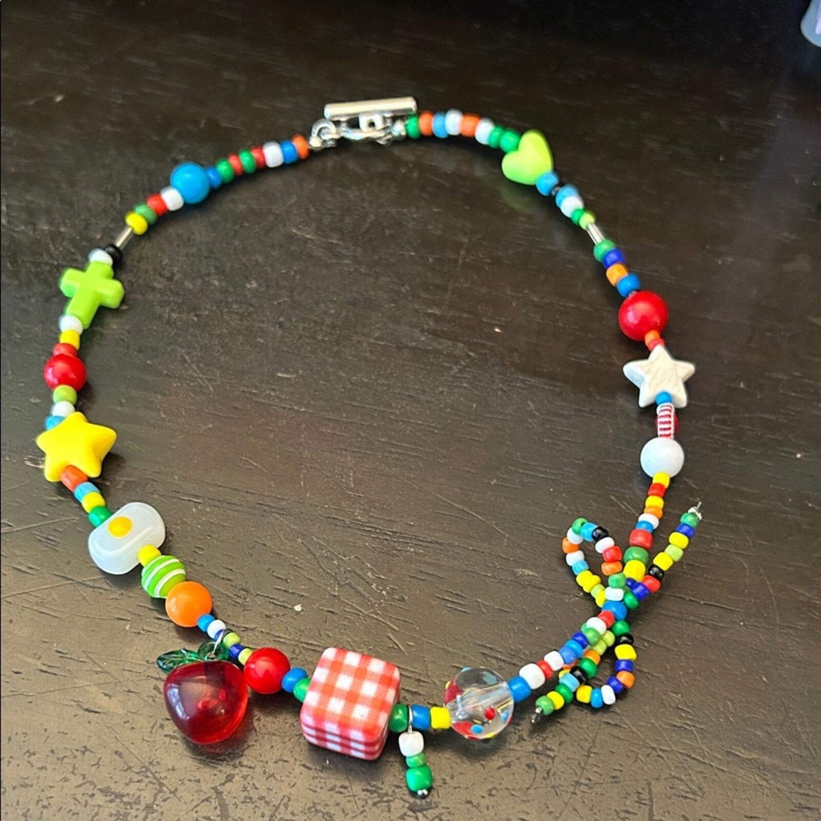 Colorful Beaded Kids Necklace