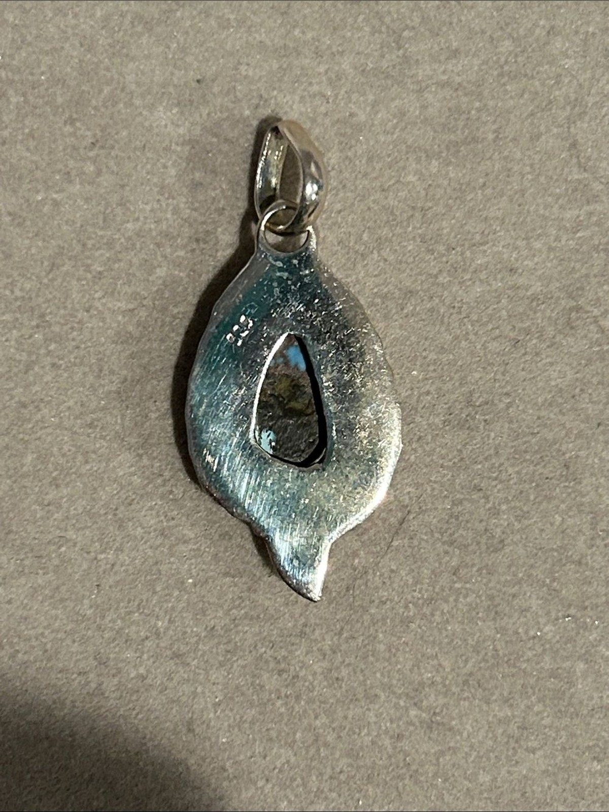 Turquoise Pendant in Sterling Silver