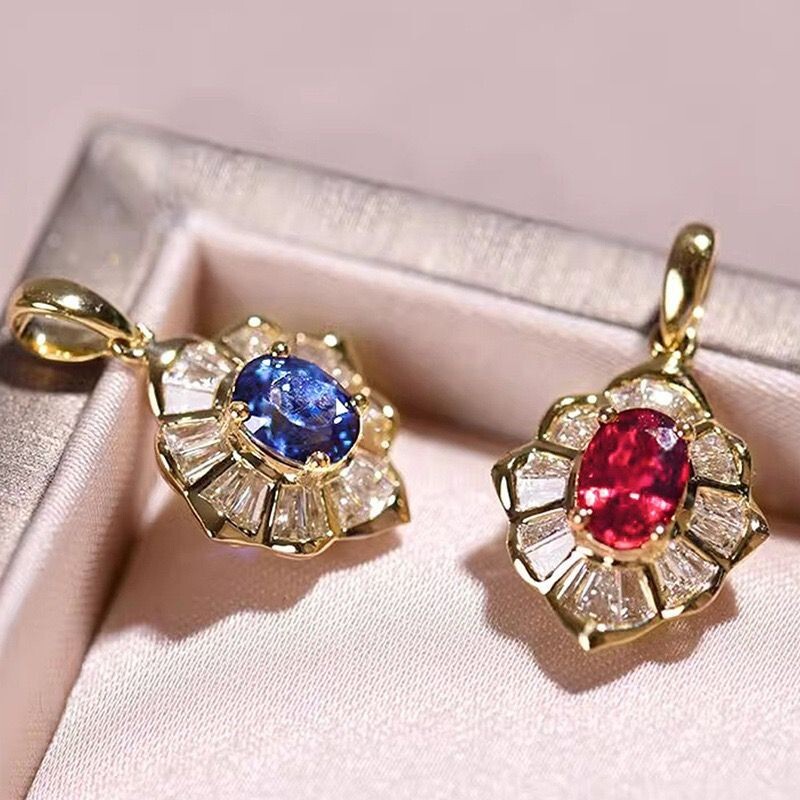 Fashion Women 18K Gold Plated Sparkling CZ Chain Necklace