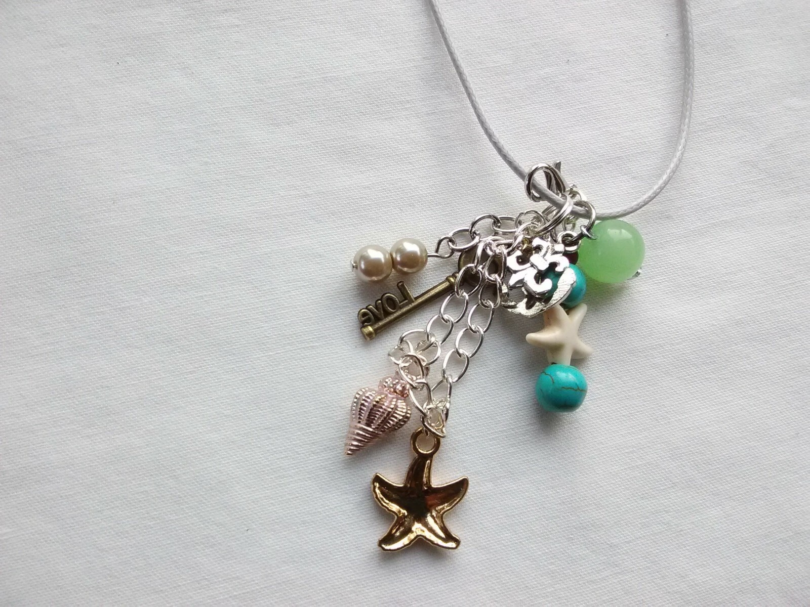 Boho Nautical Teens Women Boho Trendy Necklace 20″ Gift USA Seller New