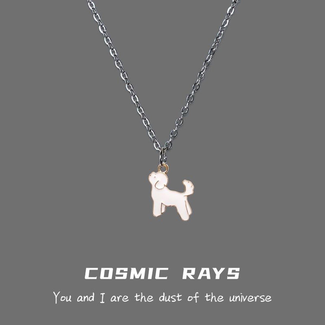 Puppy Dog Silver Pendant Pet Dog Lover Women Fashion Hip Hop Style