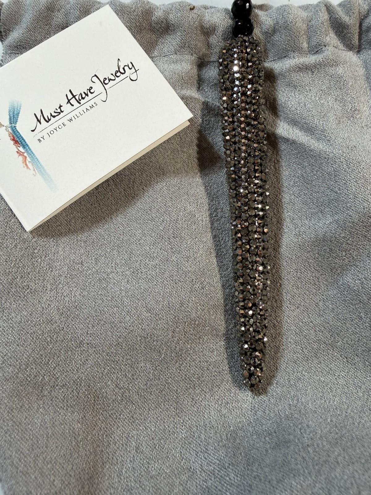 Joyce Williams pavé crystal spike pendant necklace HSN