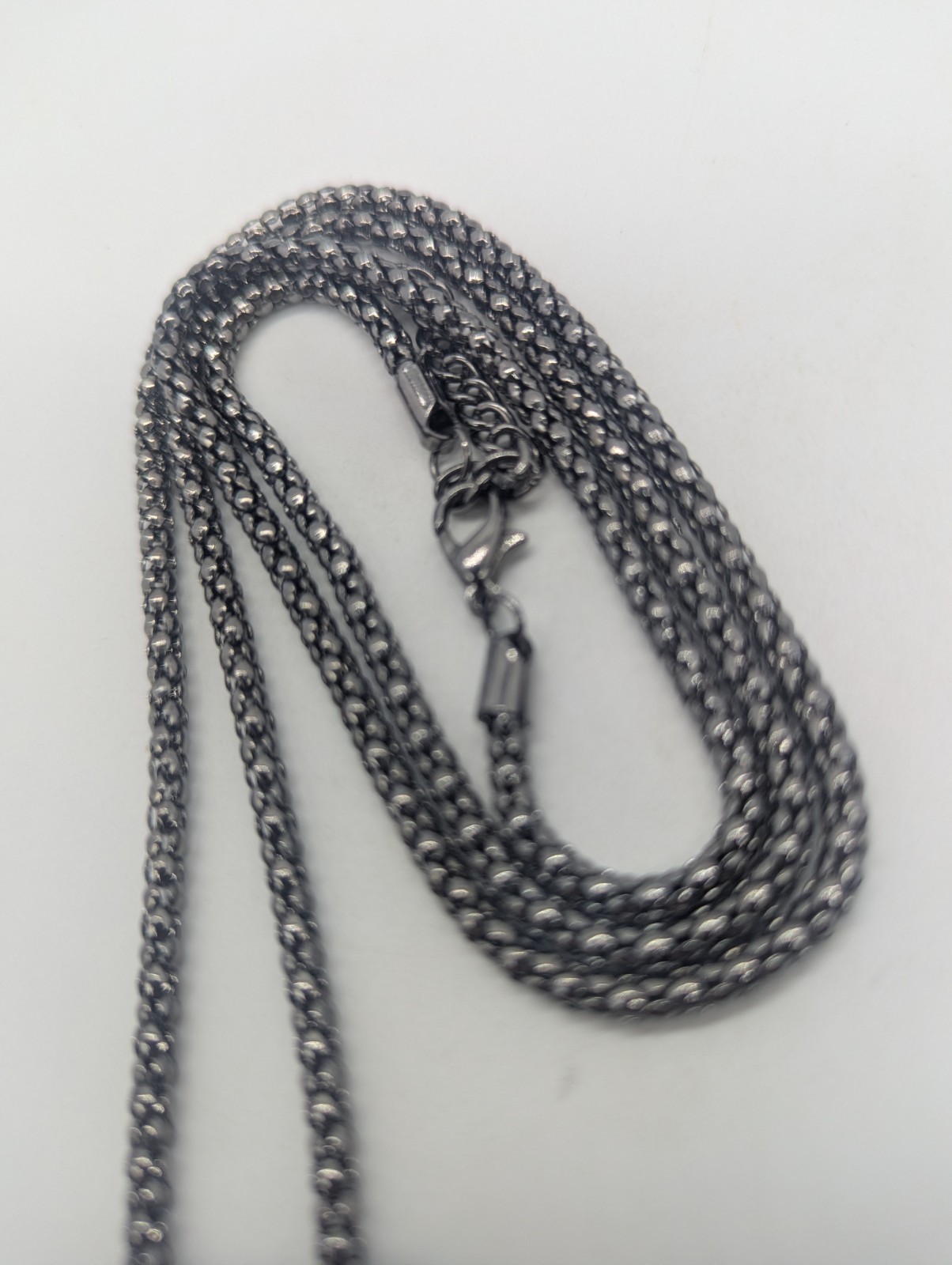 Silver Tone Round Pendant Necklace Black Centre, Rhinestone Pavé, Lobster