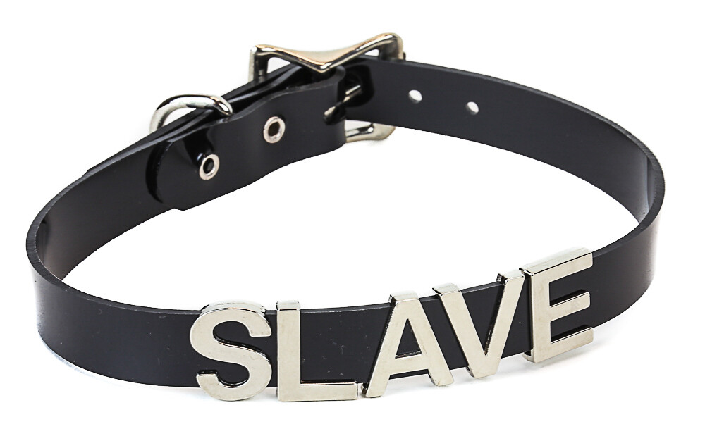 Slave Shiny Vinyl PVC Bdsm-Choker-Slut-Neck-Collar-Restraint-Choker-Adult-Kinky