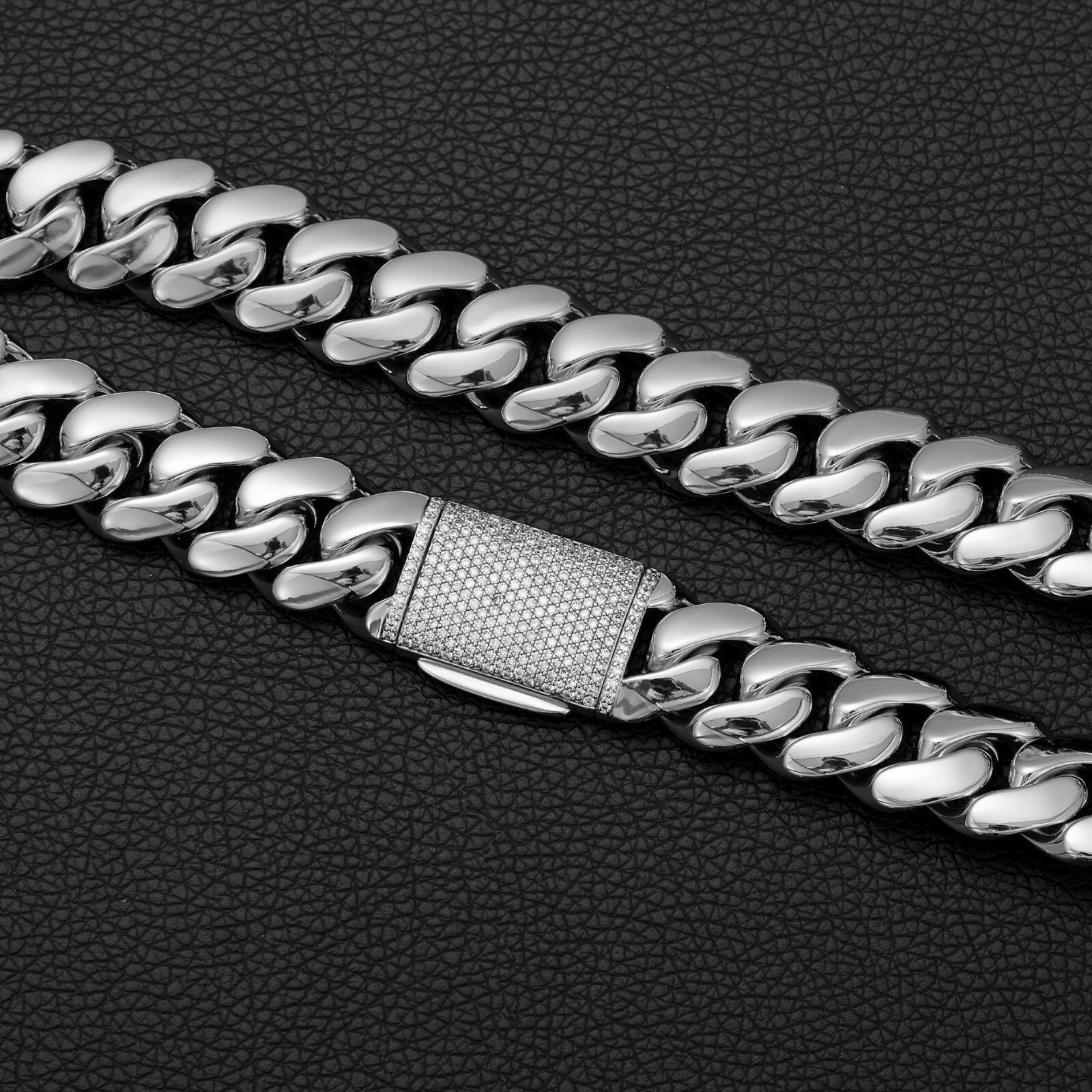 10-22mm Stainless Steel Miami Hip Hop Cuban Chain Necklaces or Bracelets