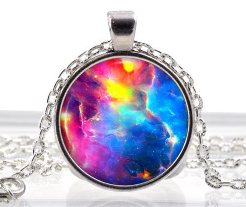 UNISEX Silver Necklace Women Men Pendant RAINBOW PRIDE LGBT Free BOX C394