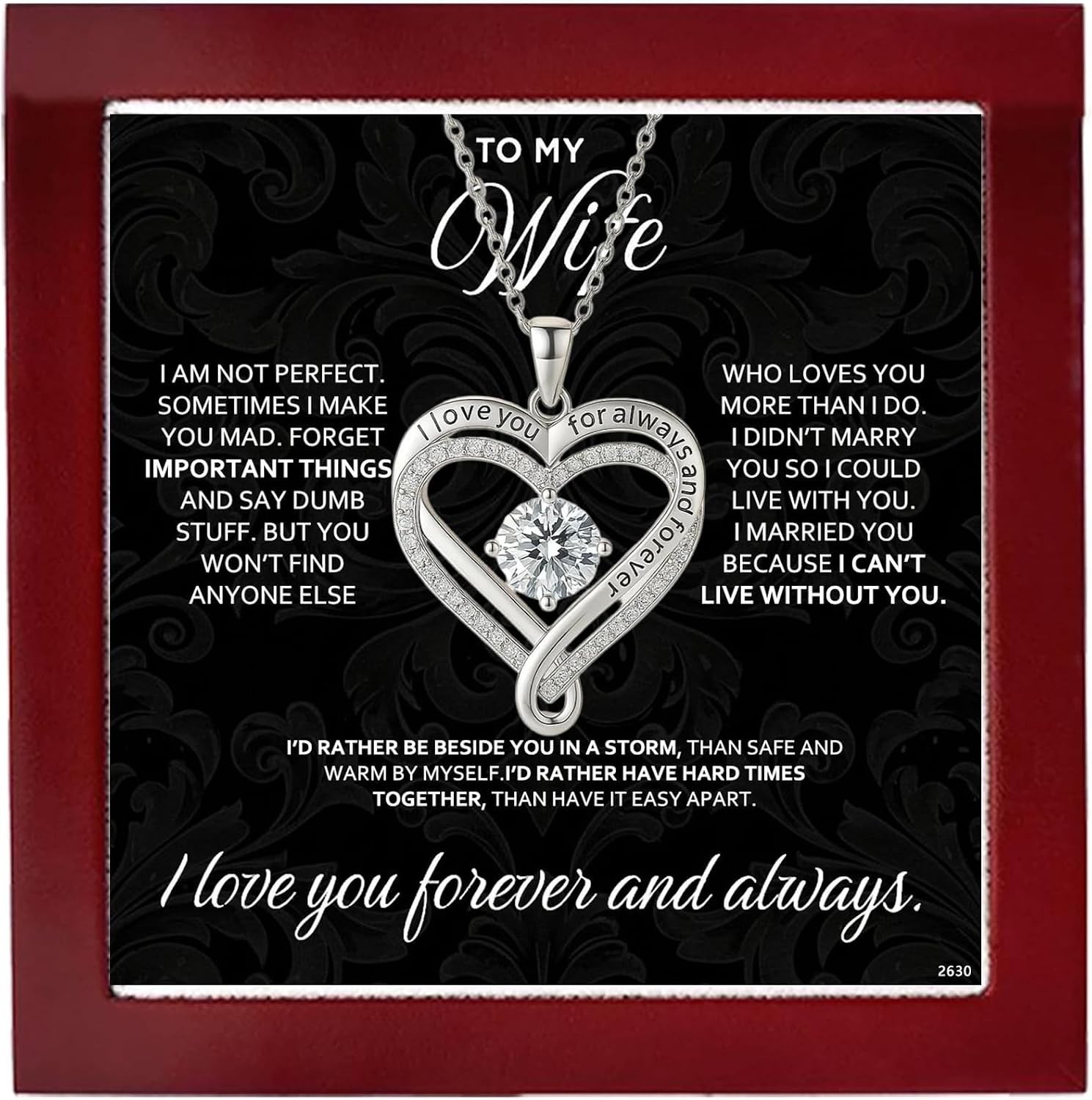 Engraved Necklace in Gift Box – Celebrate Your Love on Any Occasion