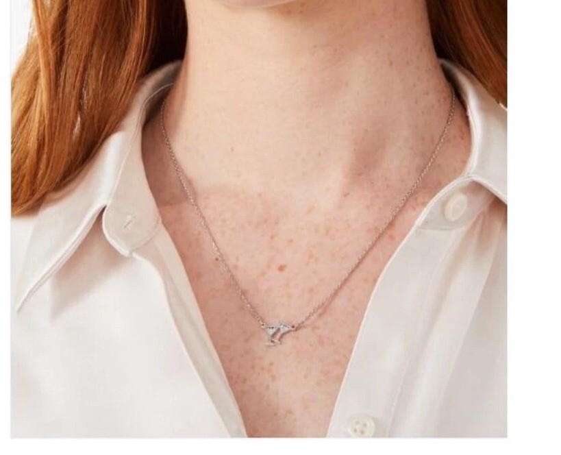 🆕 KATE SPADE ‘SAY YES’ MARTINI PENDANT NECKLACE -NEW W/CARD
