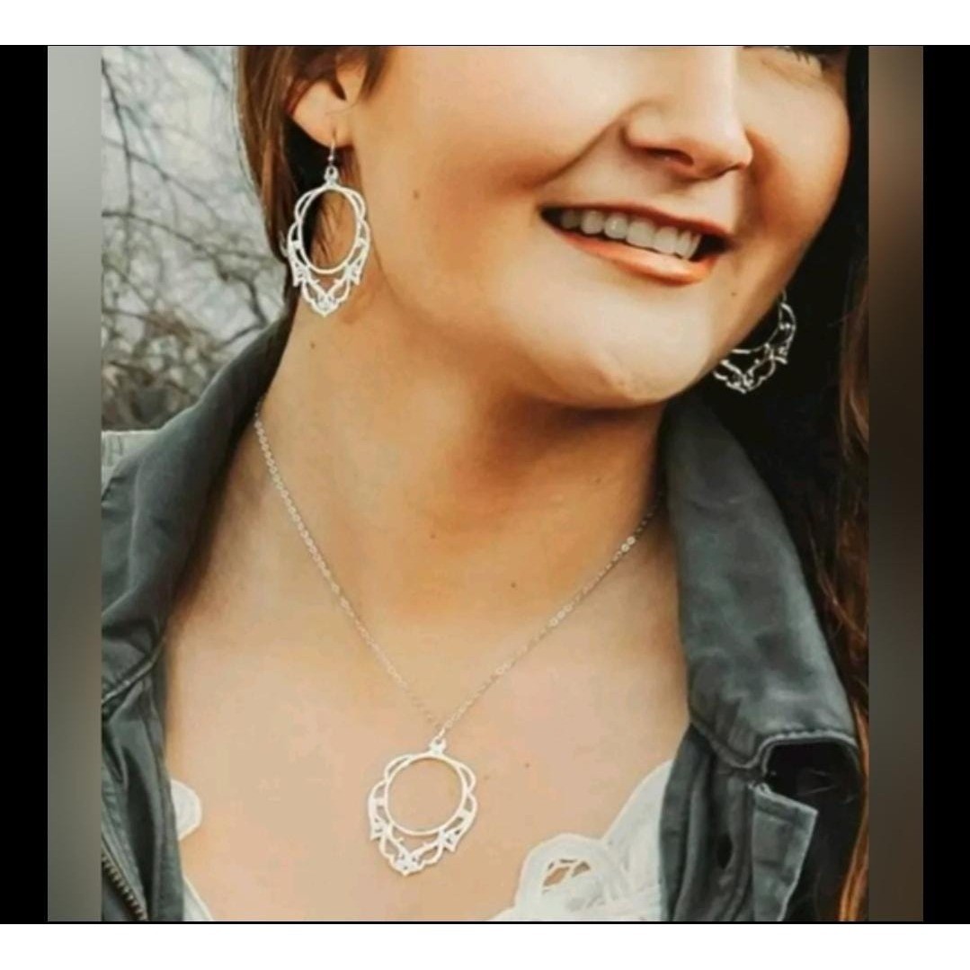 Montana Silversmiths Fine Silver Wide Open Spaces Necklace Retaill $50 ~ NEW