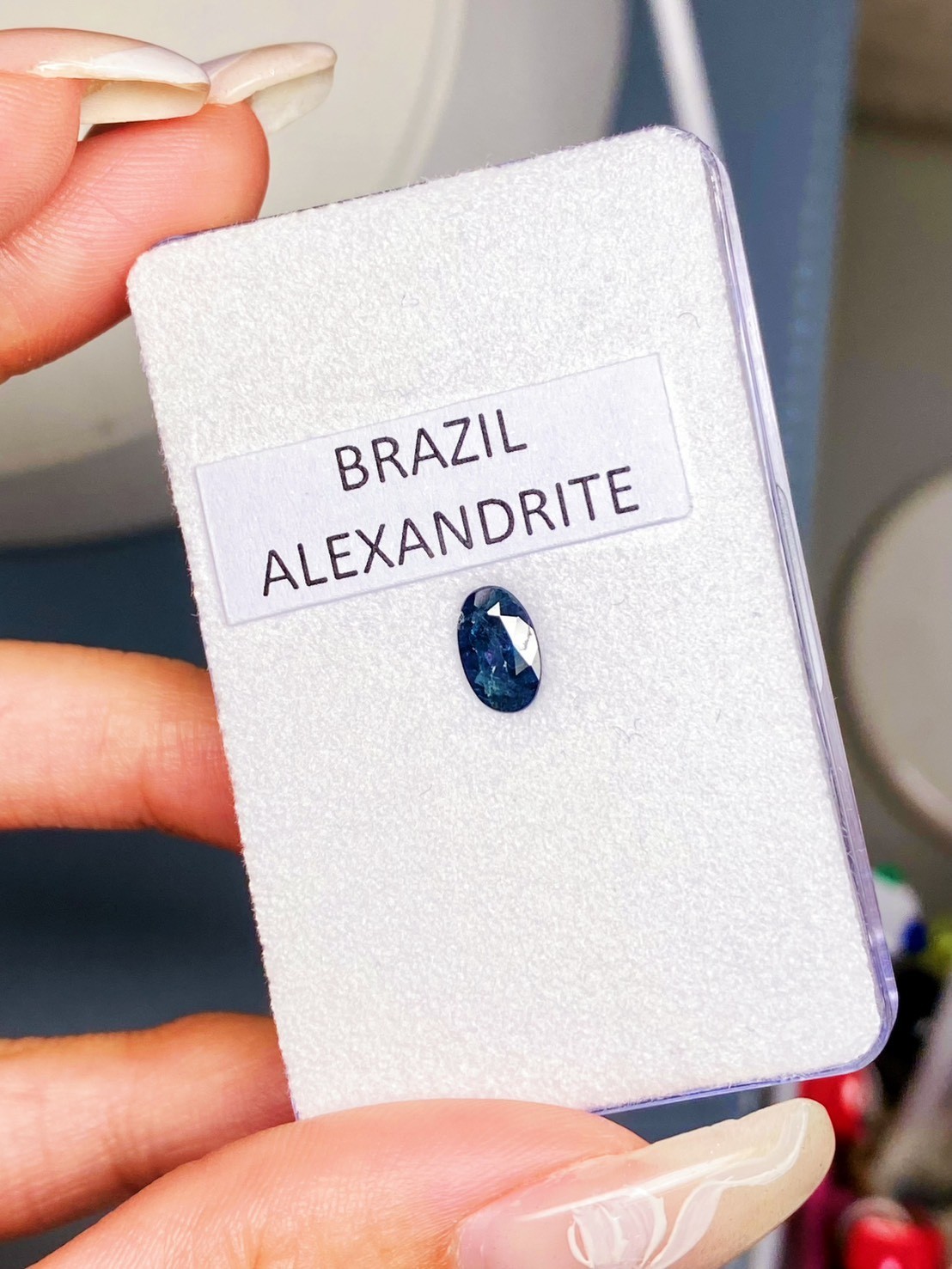 [jerseychou] Natural alexandrite 0.92ct,Brazil
