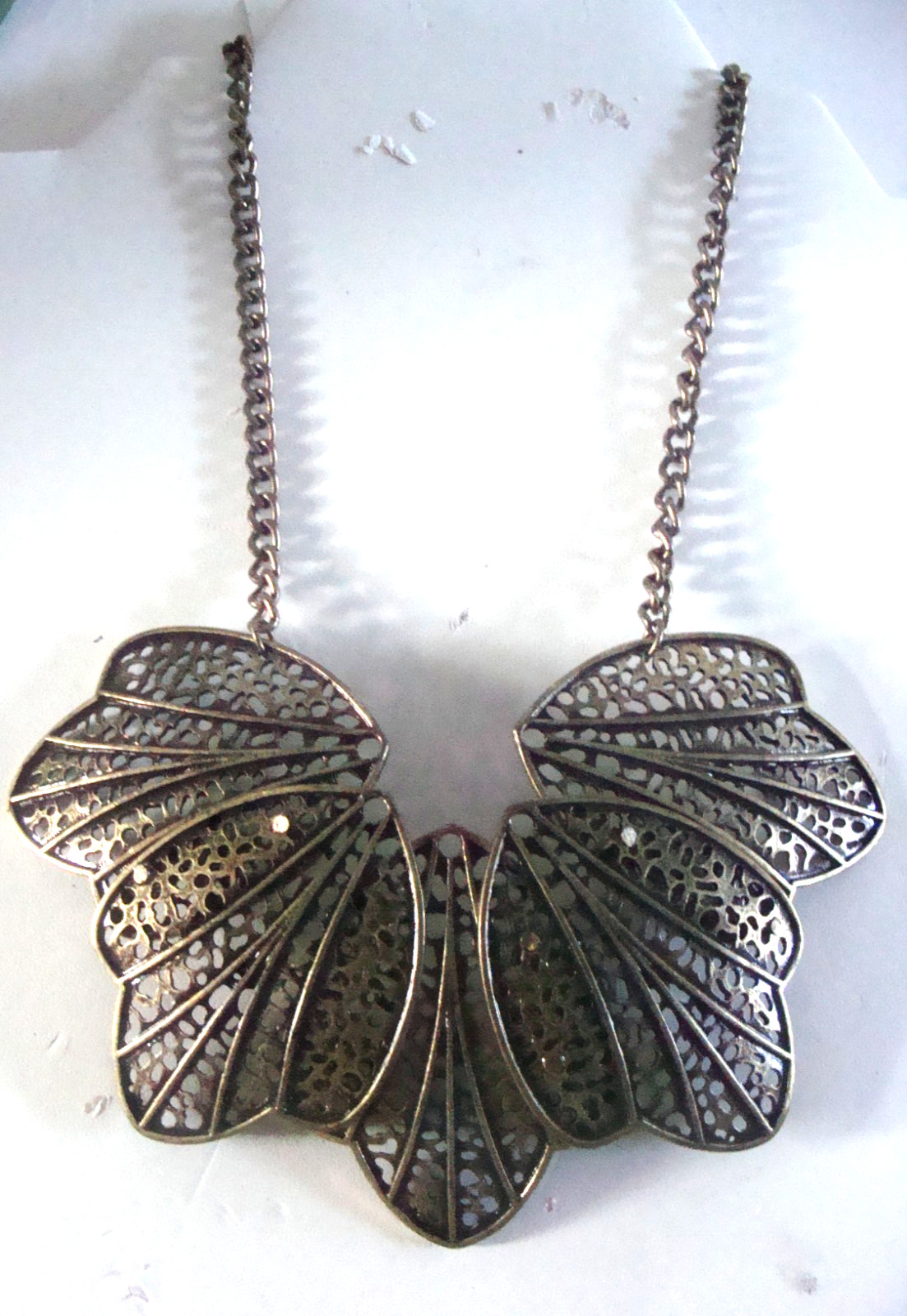 NWT Designer A.N.A N.Y. NEW YORK Approach Statement 20″ Necklace Chunky Bold