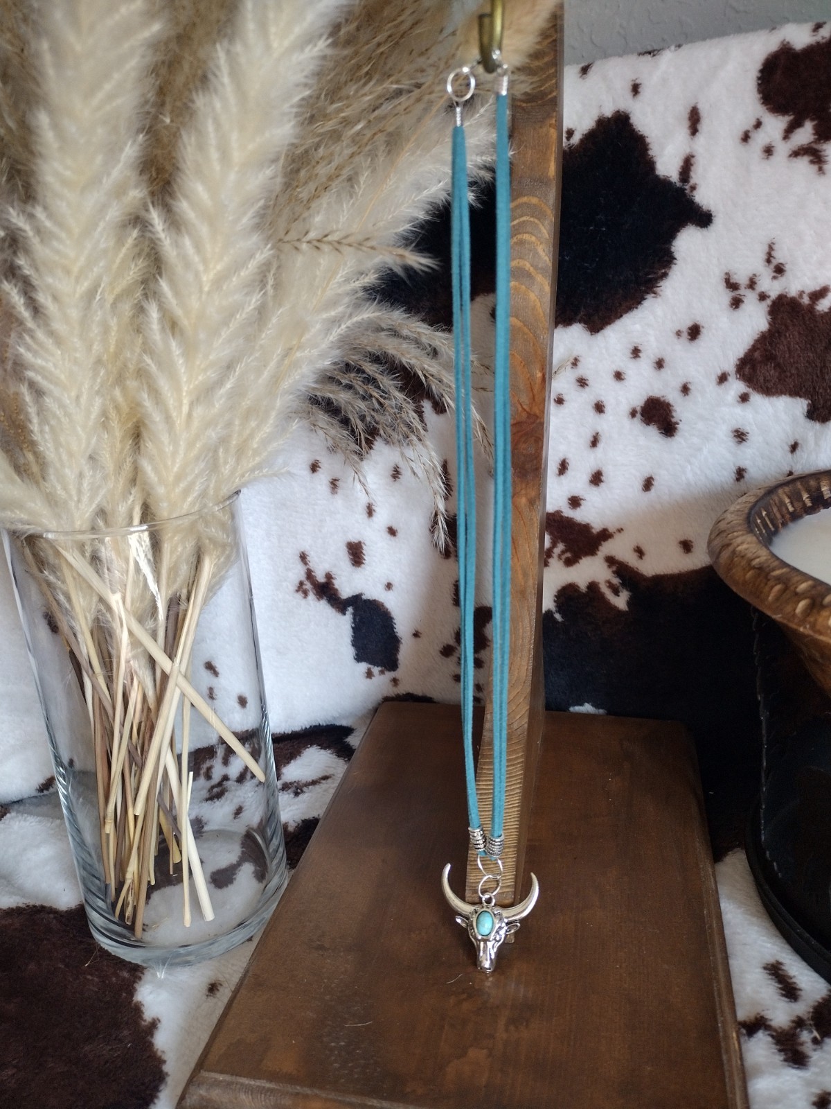 faux leather necklace cord