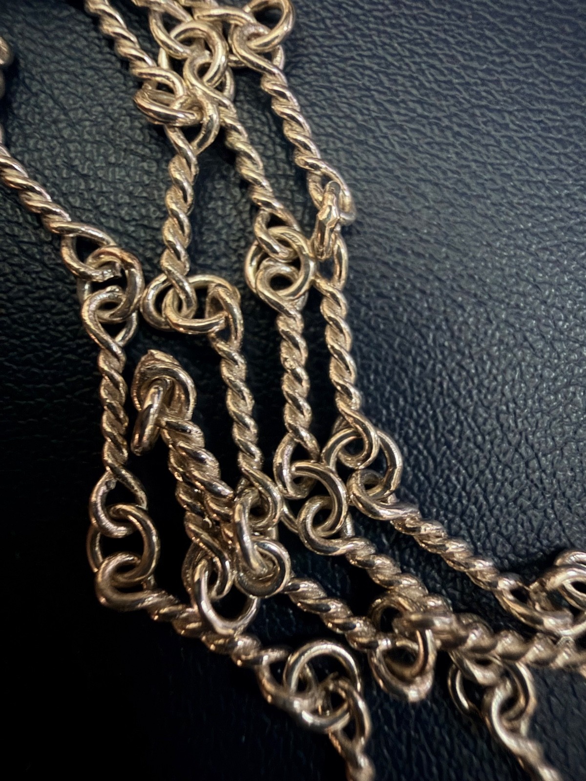 Chrome Hearts Twist Chain Necklace silver 925 Men used