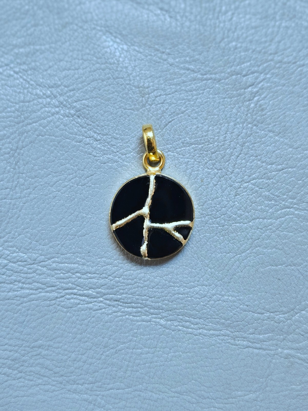 KINTSUGI NECKLACE INITIAL Japanese Art Handmade Jewelry Unique Necklace
